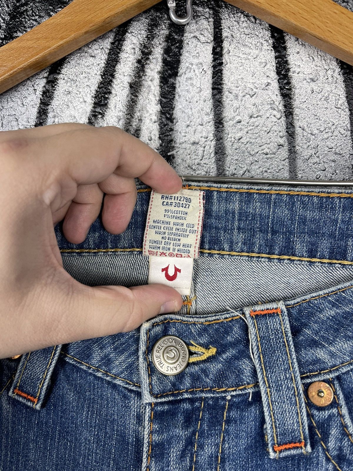 True Religion × Vintage True Religion Flared Jeans Women’s Size 31 Size 31" - 14 Thumbnail