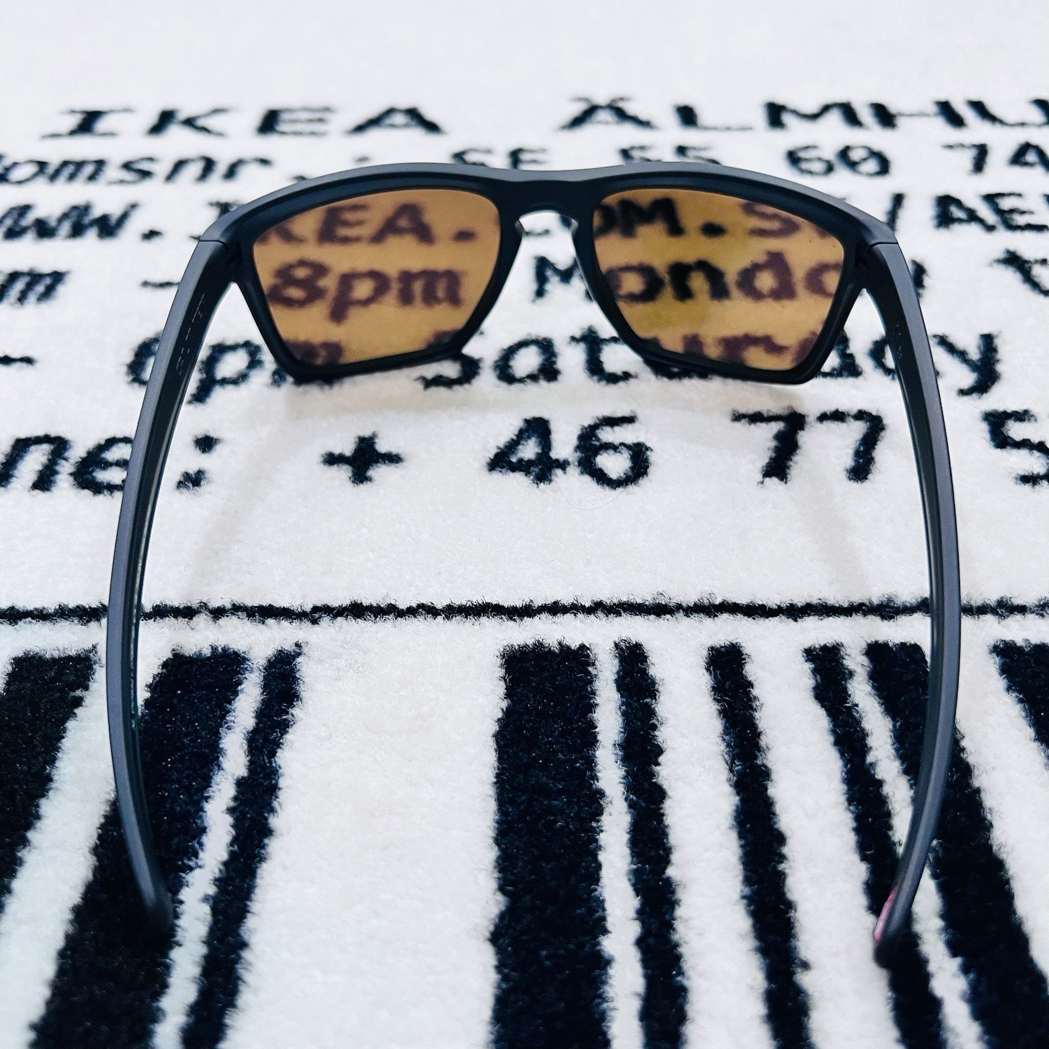Oakley Oakley Sliver XL 24K Gold Mirror Lens Black Frame Sunglasses Size ONE SIZE - 5 Thumbnail