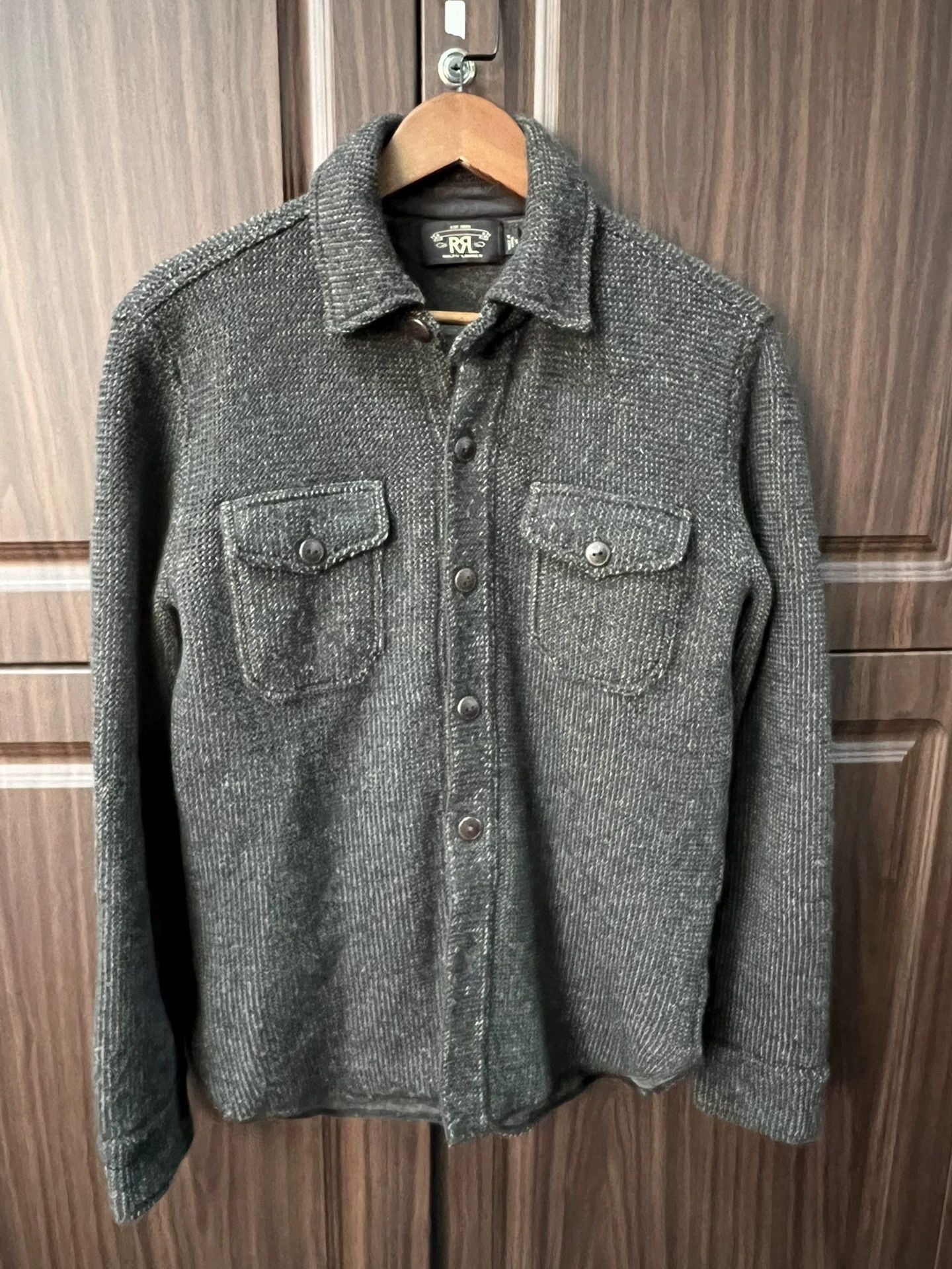 RRL Ralph Lauren RRL Knit Shirt Jacket Thick Version Size US S / EU 44-46 / 1 - 1 Thumbnail
