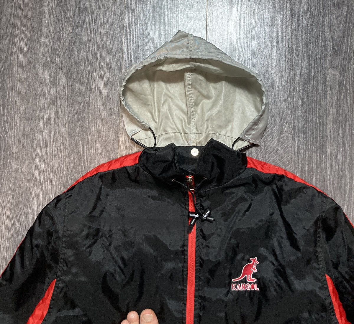 Kangol × Vintage 90s Vintage Kangol Nylon Jacket y2k Size US L / EU 52-54 / 3 - 3 Thumbnail