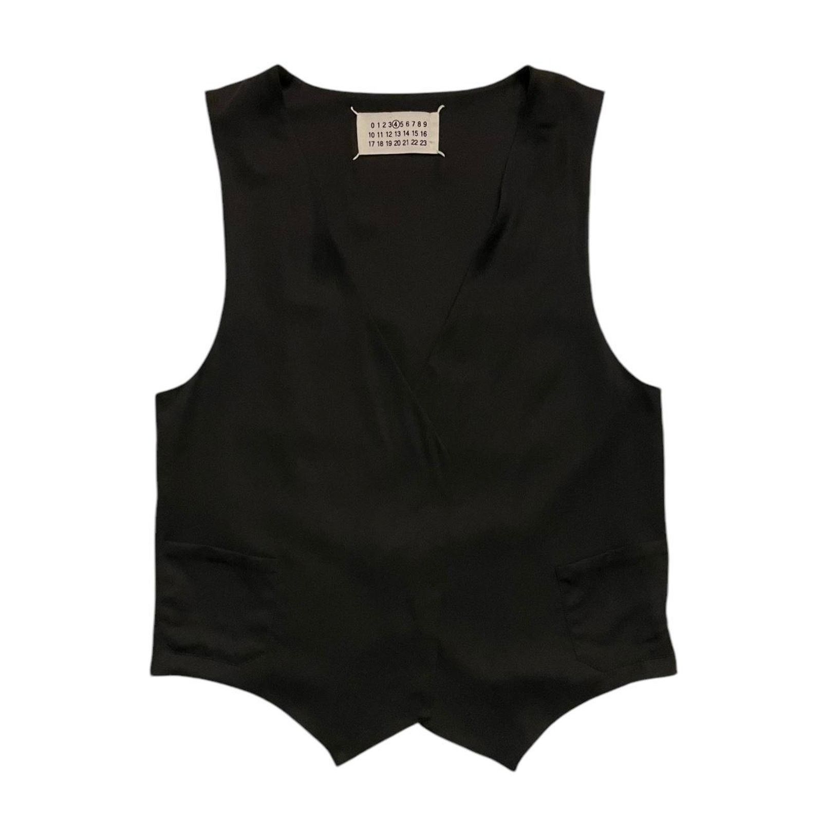 Maison Margiela VTG archival 2000s Maison Margiela silk open front vest Size S / US 4 / IT 40 - 2 Thumbnail