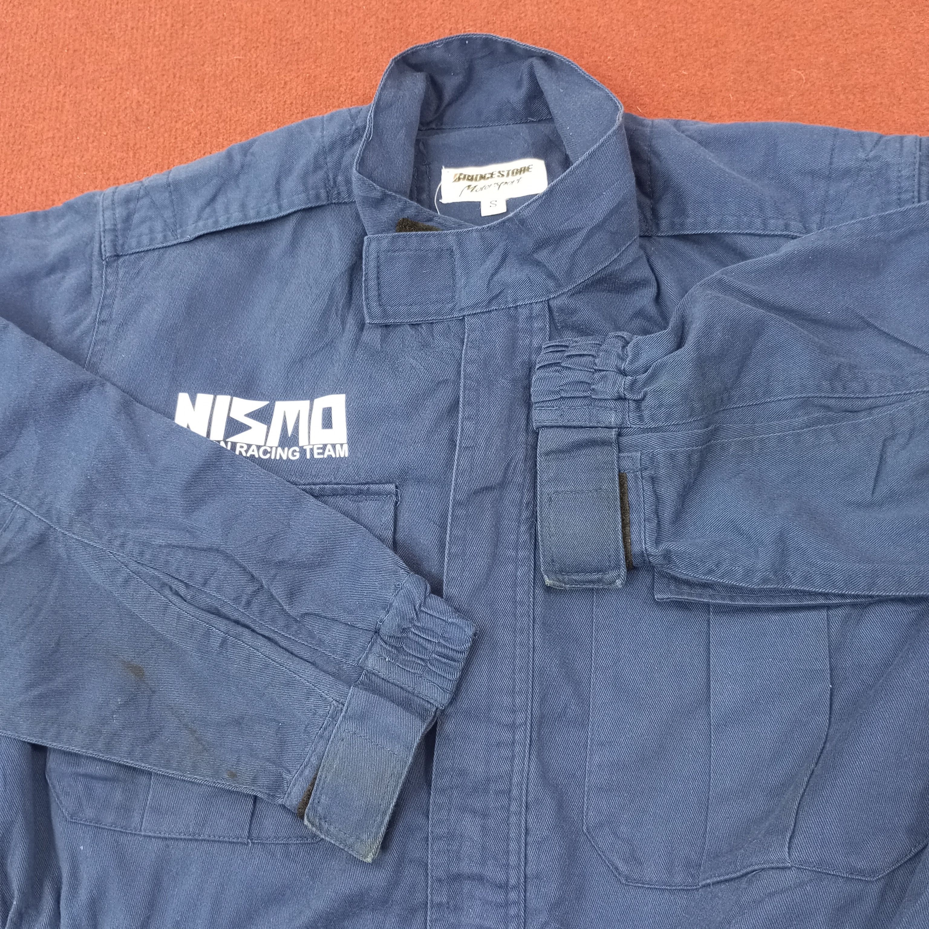 Japanese Brand Bridgestone X Custom Nismo Nissan Racing Coverall Jacket Size US S / EU 44-46 / 1 - 11 Thumbnail