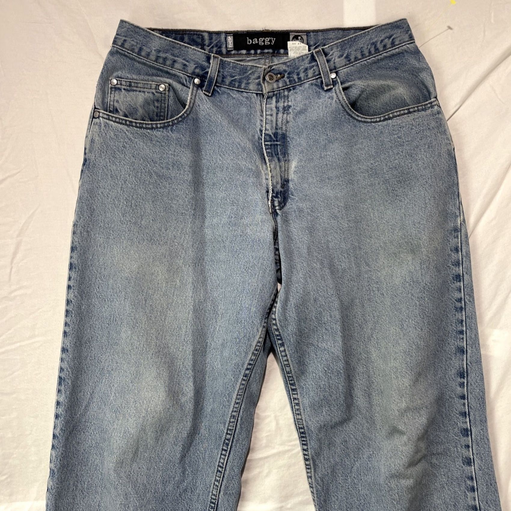Vintage VINTAGE Levis SilverTab Jeans Mens 34x34 Baggy Skater Grunge 90s USA Size US 34 / EU 50 - 2 Thumbnail