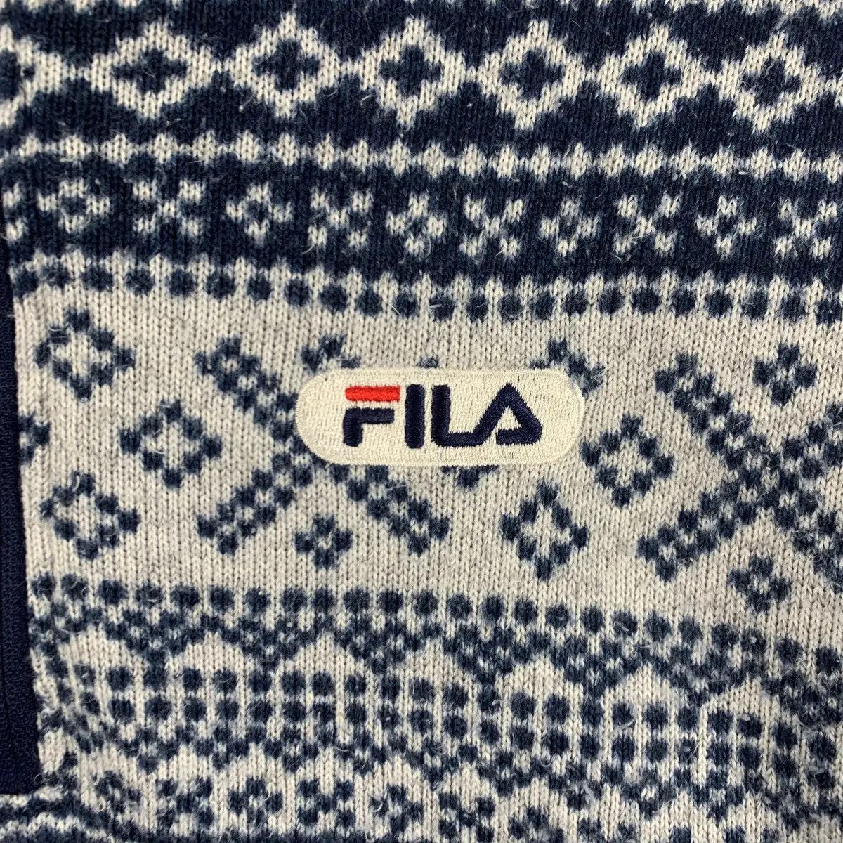 Fila FILA Navajo Aztec Native Design Half Zipper Knitwear Fleece Size US M / EU 48-50 / 2 - 10 Thumbnail