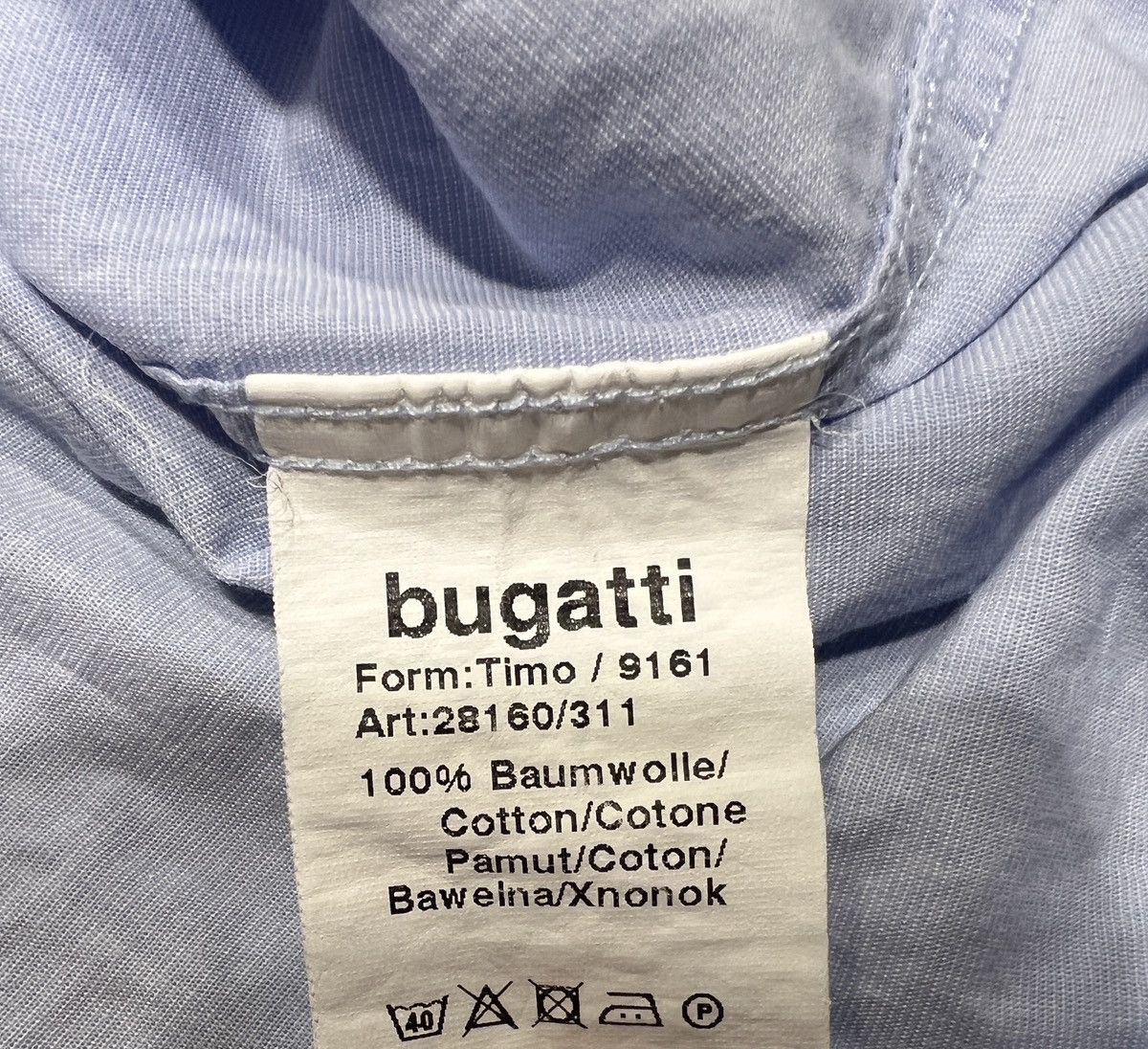 Bugatti Blue Bugatti shirt Size US XXS / EU 40 - 11 Thumbnail