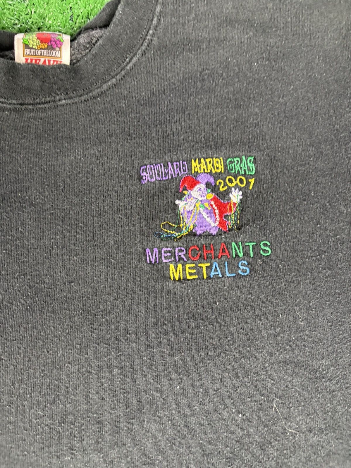 Vintage Vintage Y2K 2001 Mardi Gras Crewneck Sweatshirt Size US L / EU 52-54 / 3 - 3 Thumbnail