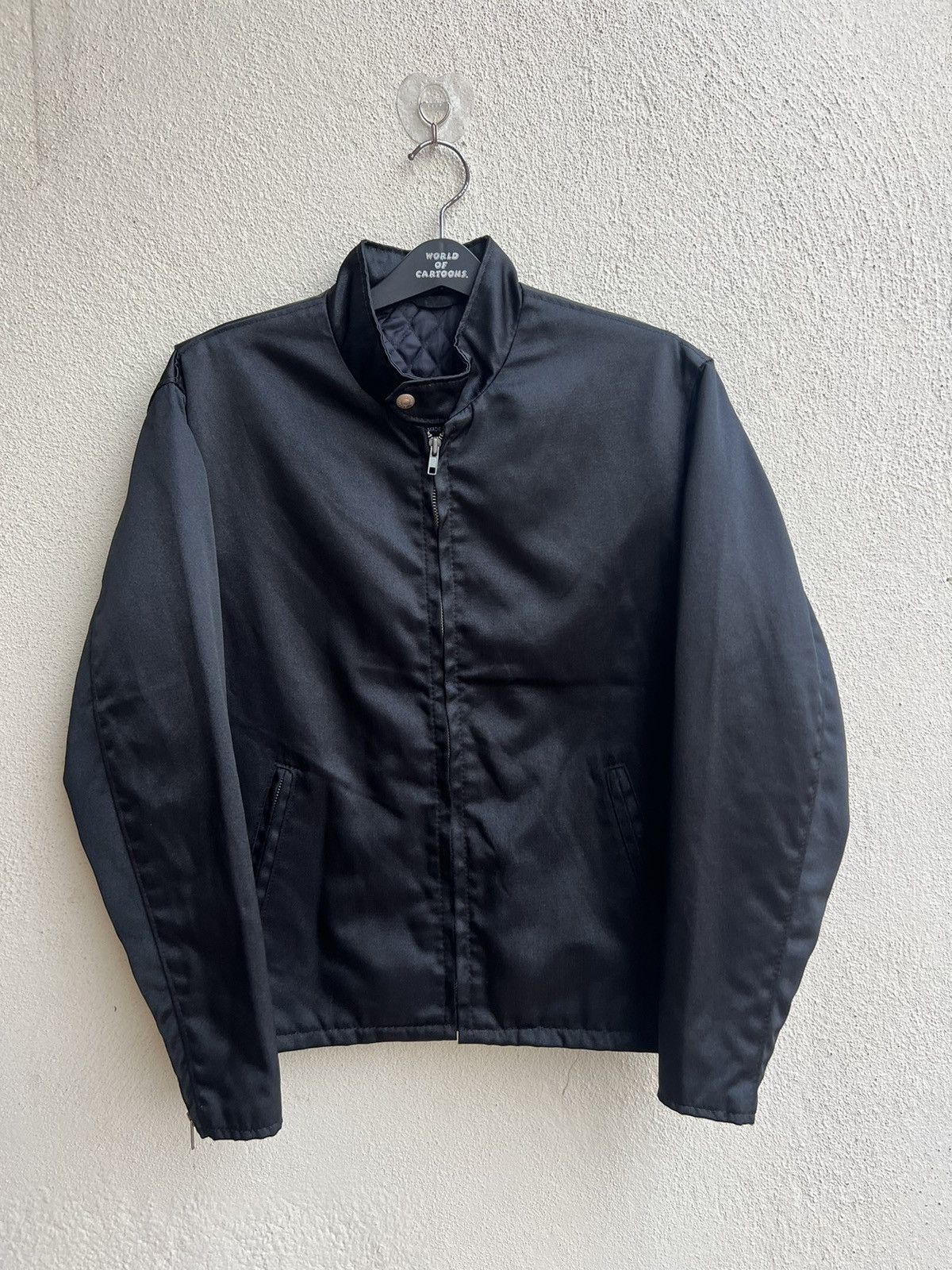 Schott Vintage Schott N.Y.C. Lot BNDL Black Nylon Racer Jacket Size US M / EU 48-50 / 2 - 6 Thumbnail