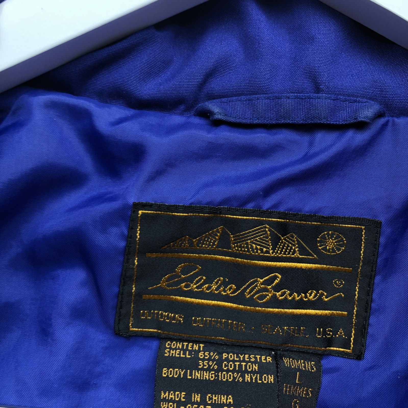 Eddie Bauer VTG 90s Eddie Bauer Purple Parka Jacket Womens Large Size L / US 10 / IT 46 - 3 Thumbnail