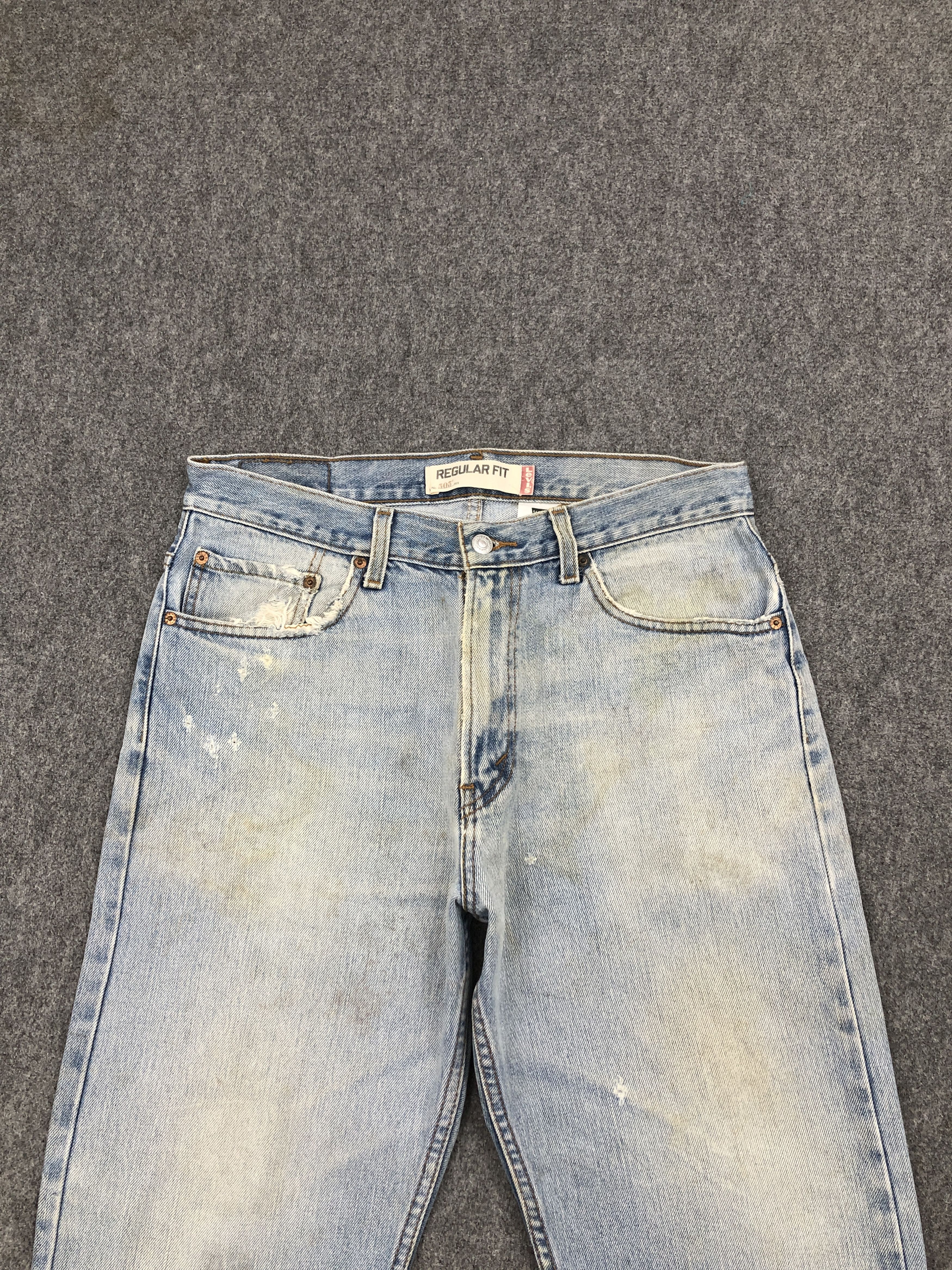 Levi's × Vintage Vintage Levis 505 Light Washed Denim Jeans Size US 33 - 2 Thumbnail