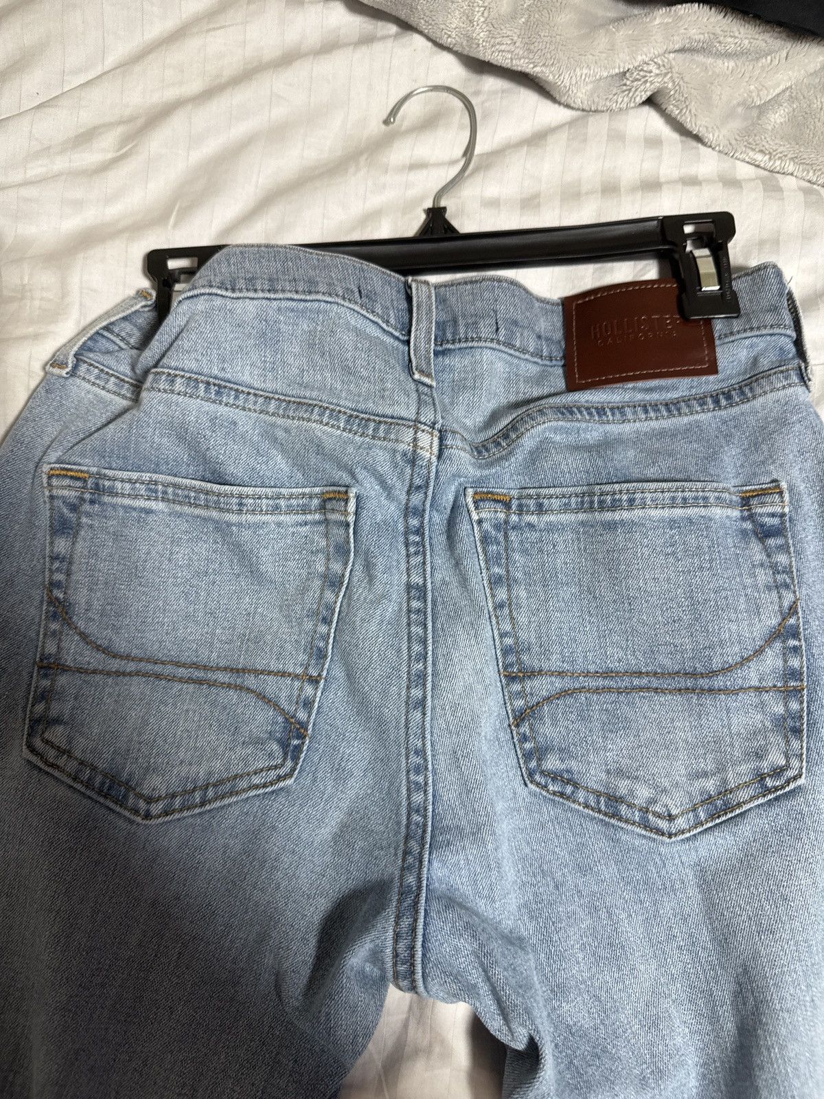 Other Slim Straight 29W/30L Light Blue Denim Jeans Size US 30 / EU 46 - 4 Thumbnail