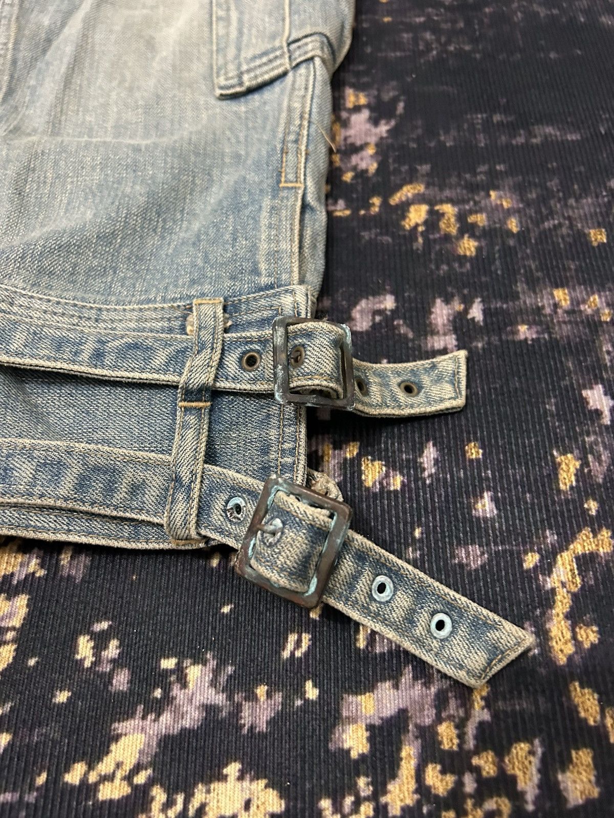 Hysteric Glamour Vintage Hysteric Glamour Bondage Cargo Croped Jeans Size US 30 / EU 46 - 8 Thumbnail
