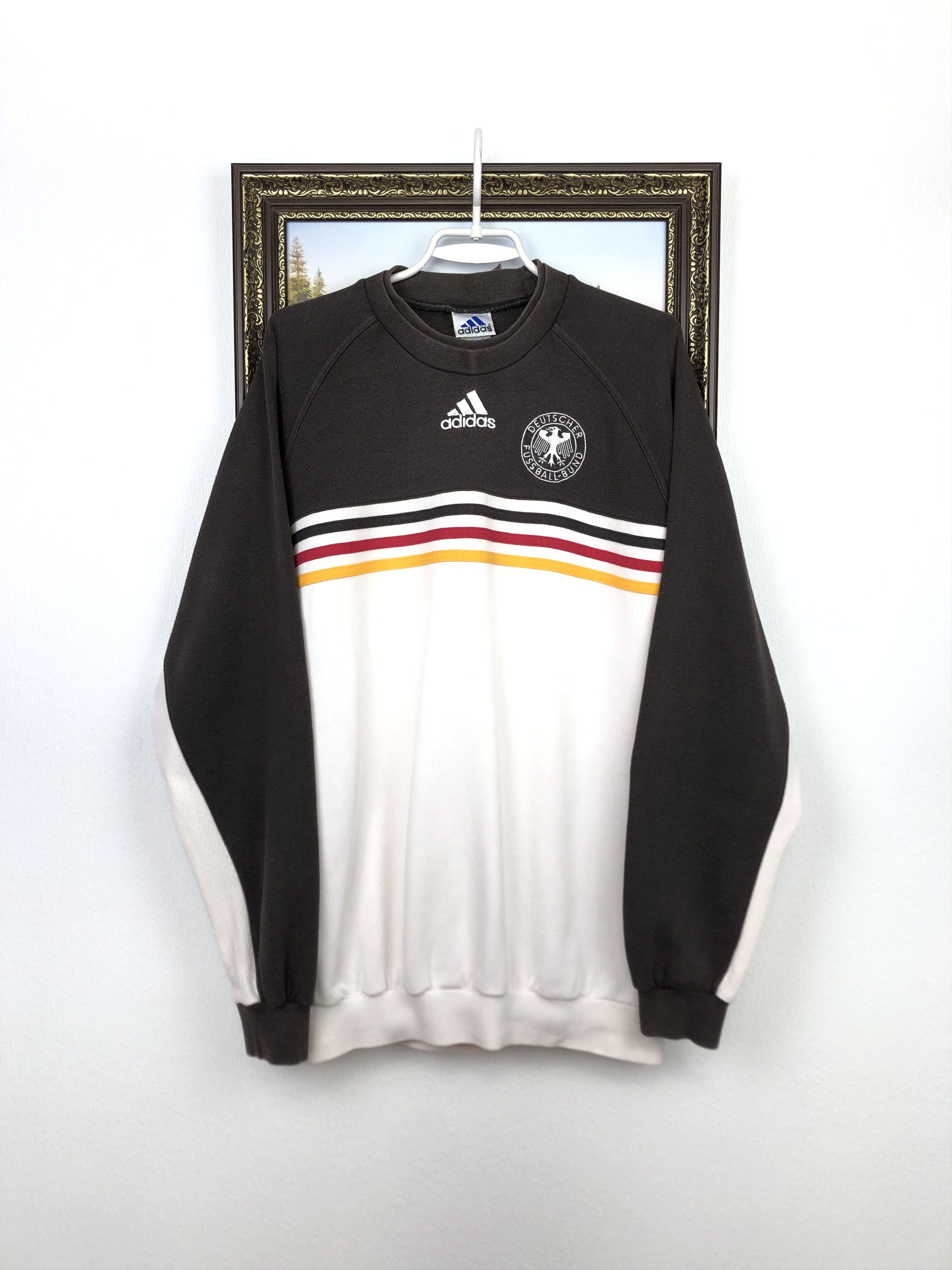 Vintage Adidas Germany Football Sweatshirt Soccer Jacket