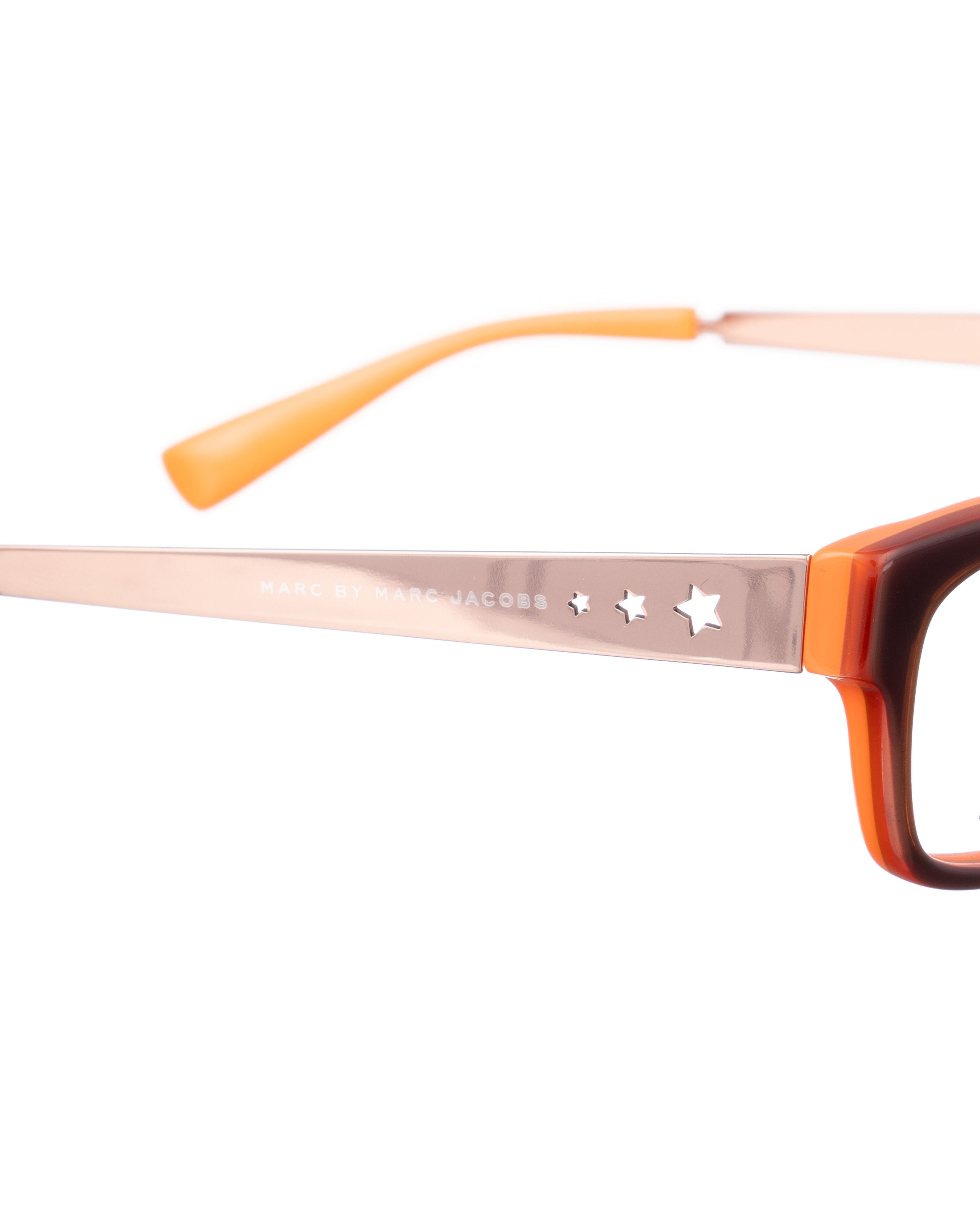 Marc Jacobs Marc by Marc Jacobs 00s Brown and Orange Classic Glasses Size ONE SIZE - 3 Thumbnail