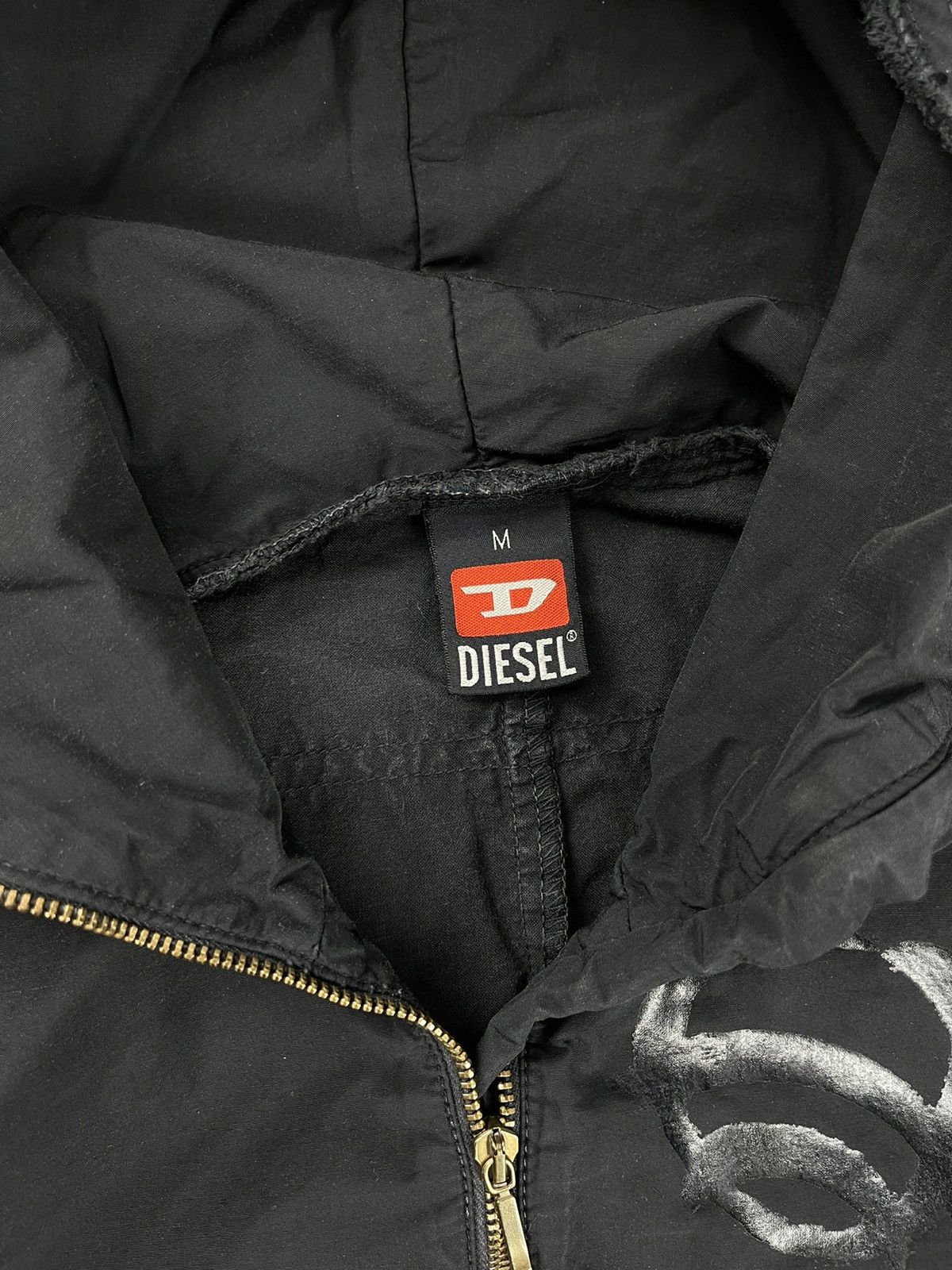 Diesel × Vintage Vintage Women’s Diesel Nylon Anorak Jacket Size M Size M / US 6-8 / IT 42-44 - 12 Thumbnail