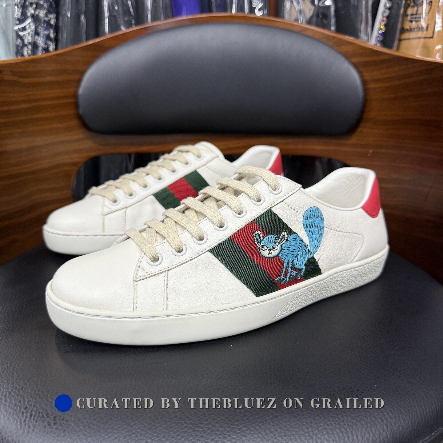 Gucci Gucci ACE Freya Hartas Embroidered Sneakers Size US 8 / IT 38 - 1 Thumbnail