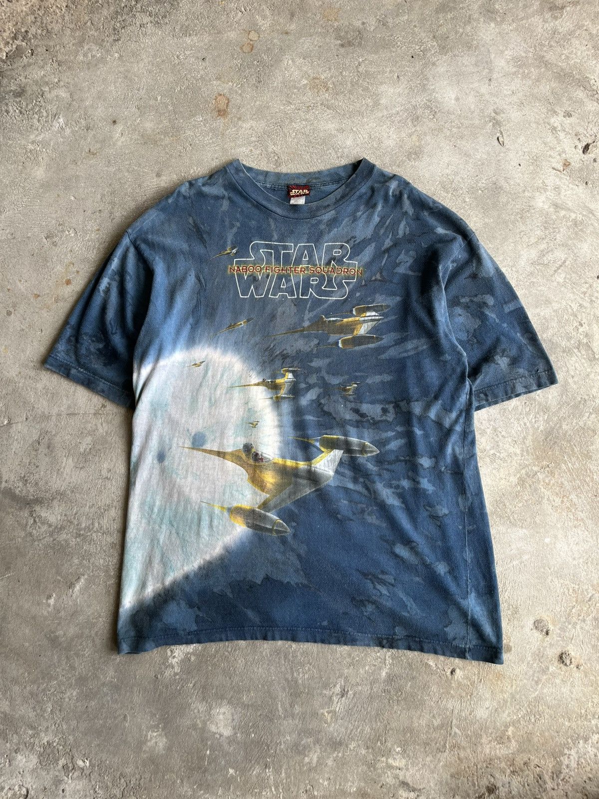 Star Wars × Vintage Vintage 1999 Star Wars Naboo Fighter Squadron Tee (XL) Size US XL / EU 56 / 4 - 1 Thumbnail