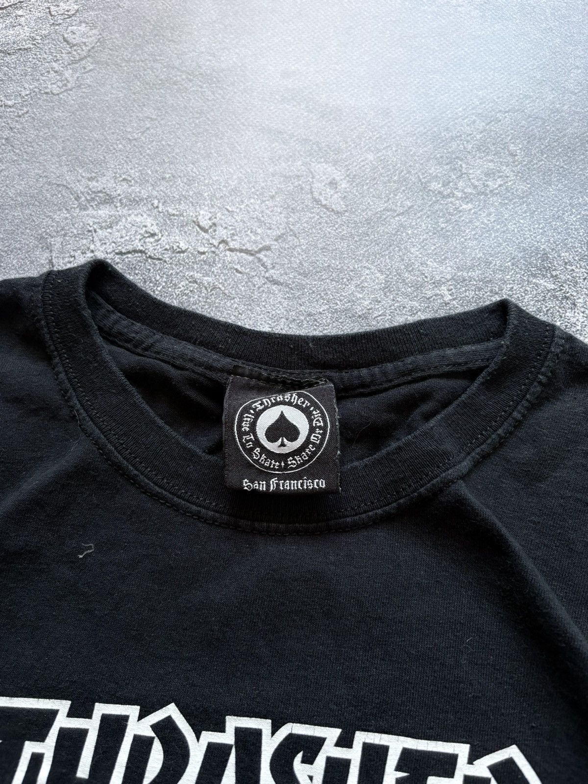 Thrasher Vintage Thrasher Skateboard Pentagram 666 Logo Y2K T-Shirt Size US XL / EU 56 / 4 - 6 Thumbnail