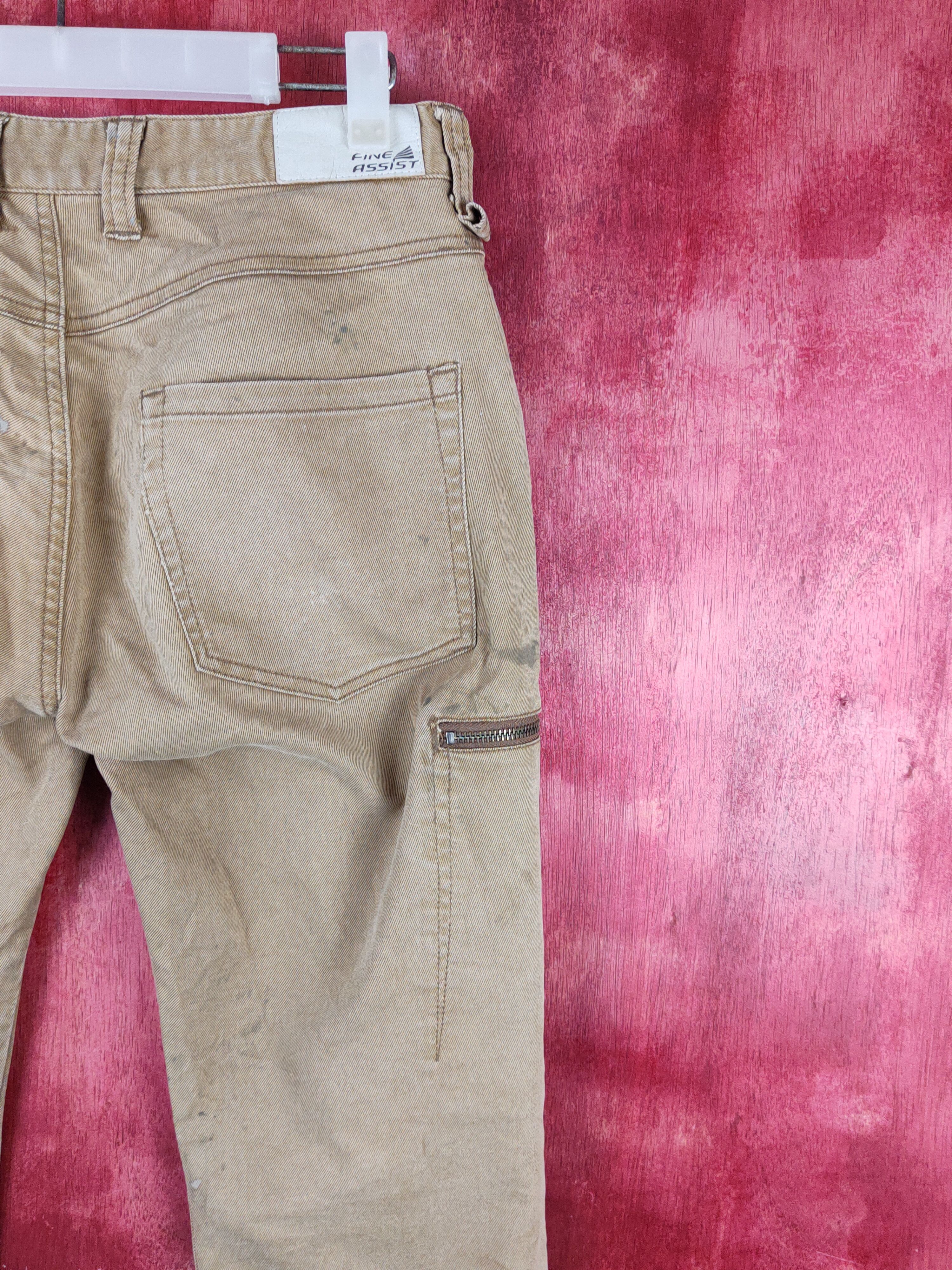 Fine Assist Brown Distressed Ripped Jeans #S17 95