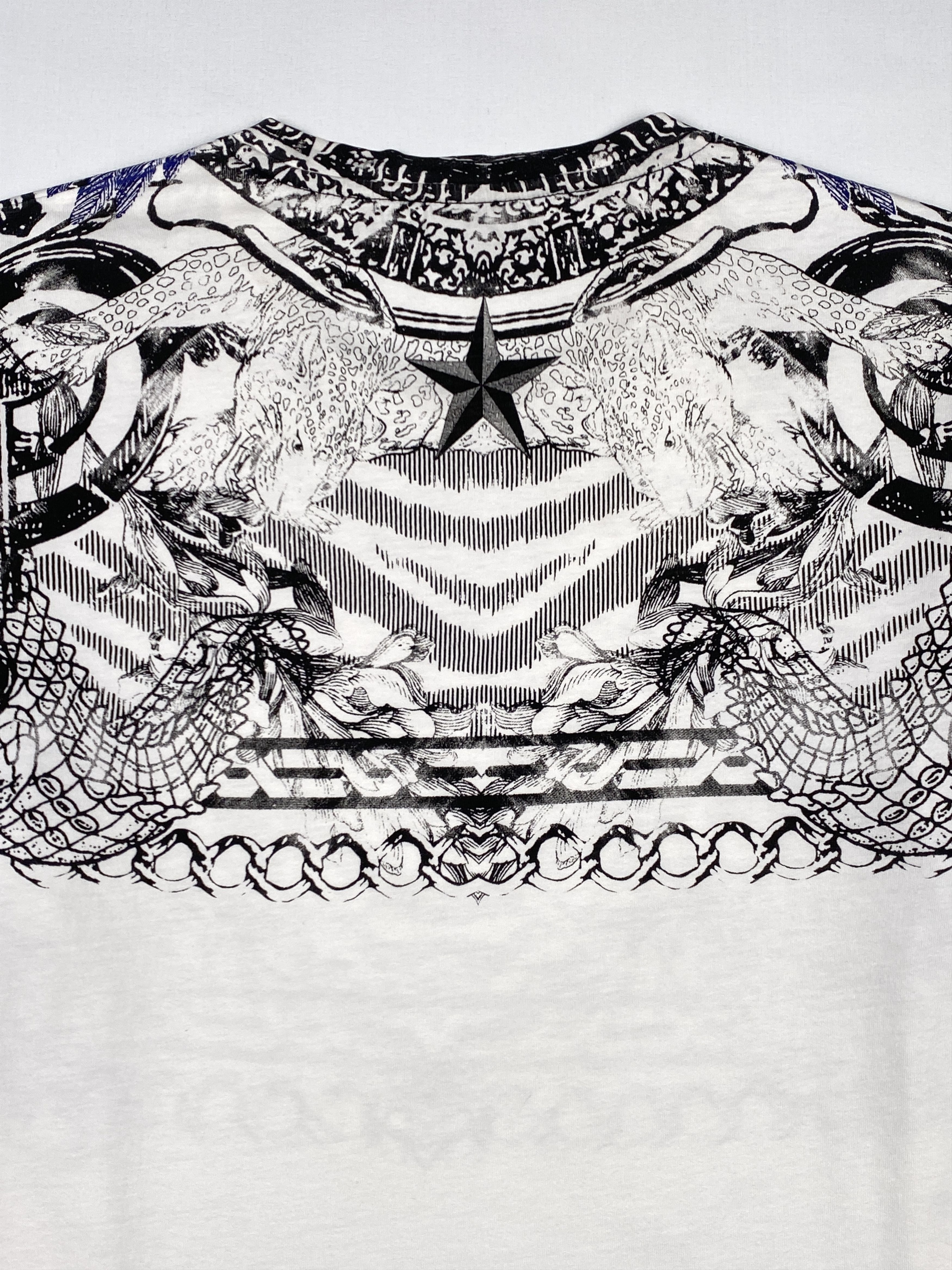 Just Cavalli Baroque Style Eagle Print T-Shirt Size US M / EU 48-50 / 2 - 9 Thumbnail