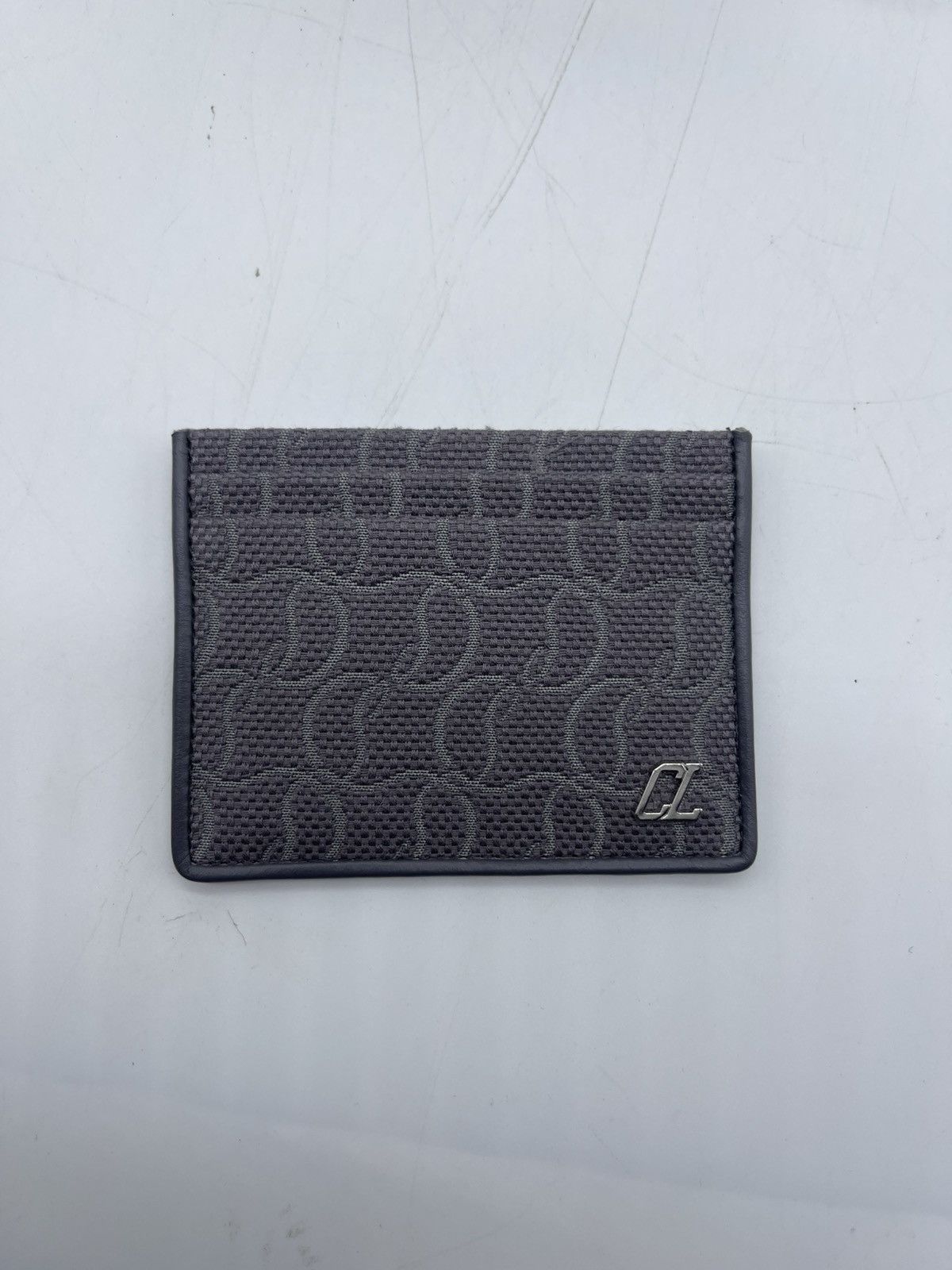 Christian Louboutin Christian Louboutin JACQUARD MONO CL/HAPPY RUI card holder Size ONE SIZE - 2 Thumbnail