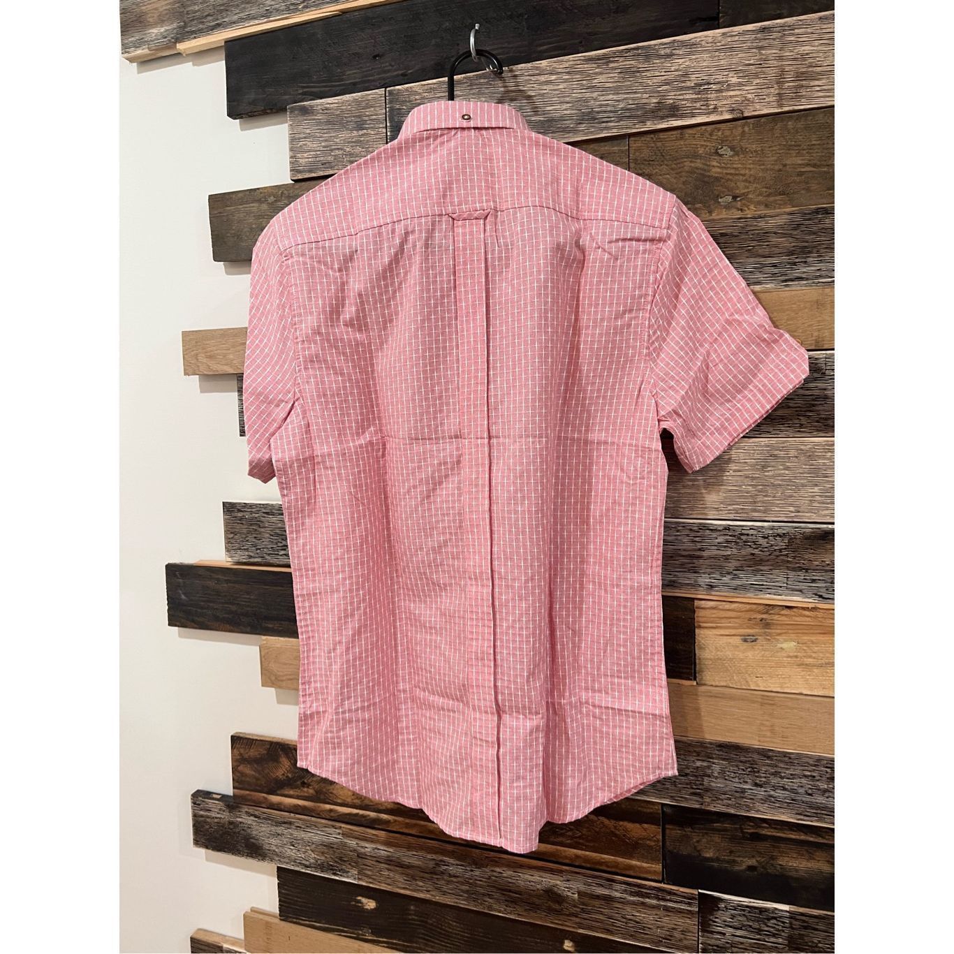 Ben Sherman Ben Sherman NWT Men's Casual Button Shirt Coral Salmon Peach Size US S / EU 44-46 / 1 - 2 Thumbnail