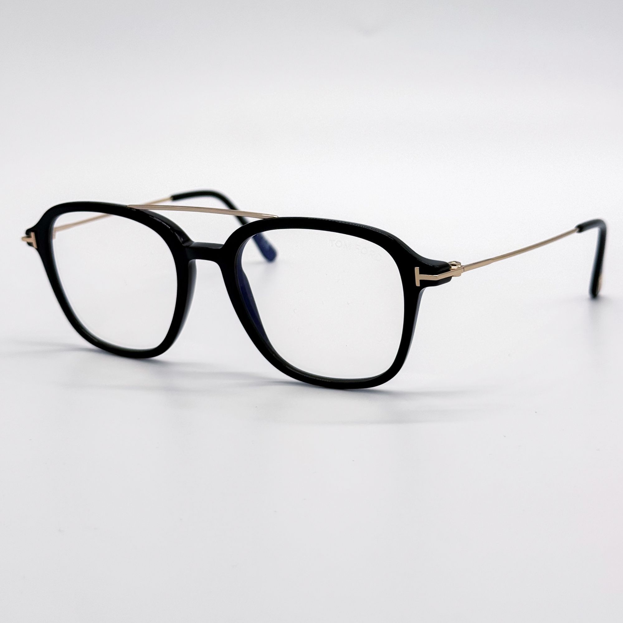 Tom Ford NEW TOM FORD EYEGLASSES TF5610 001 BLACK/GOLD MEN FT5610 001 Size ONE SIZE - 2 Thumbnail