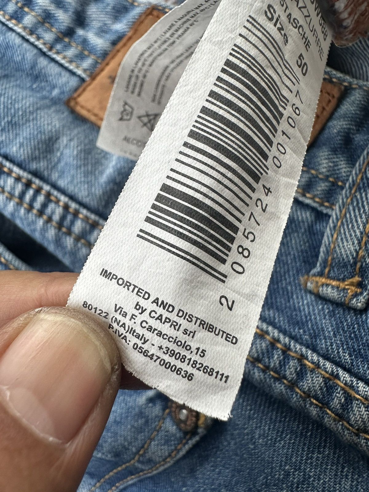 Japanese Brand Alcott Rugged Denim Distressed Washed Denim D105 Size US 34 / EU 50 - 16 Thumbnail