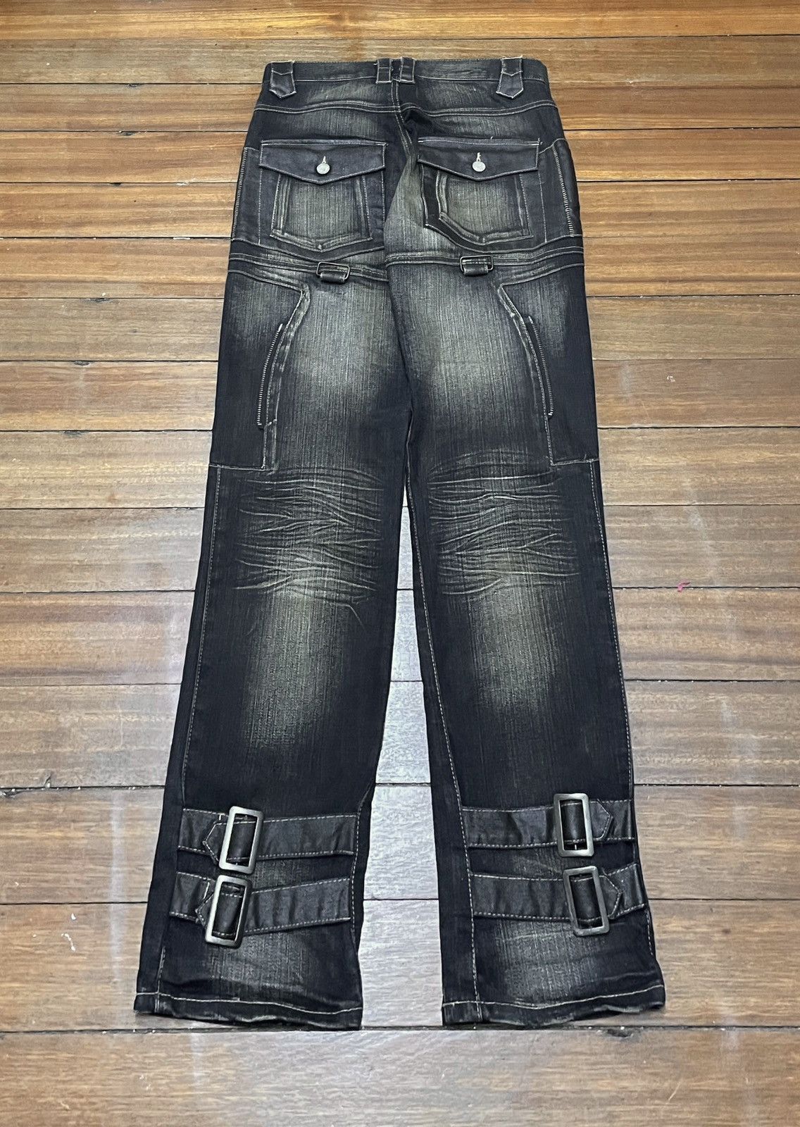 14th Addiction Very Rare Vintage Japanese Brand PPFM Tactical Jeans 1990s Size US 30 / EU 46 - 2 Thumbnail