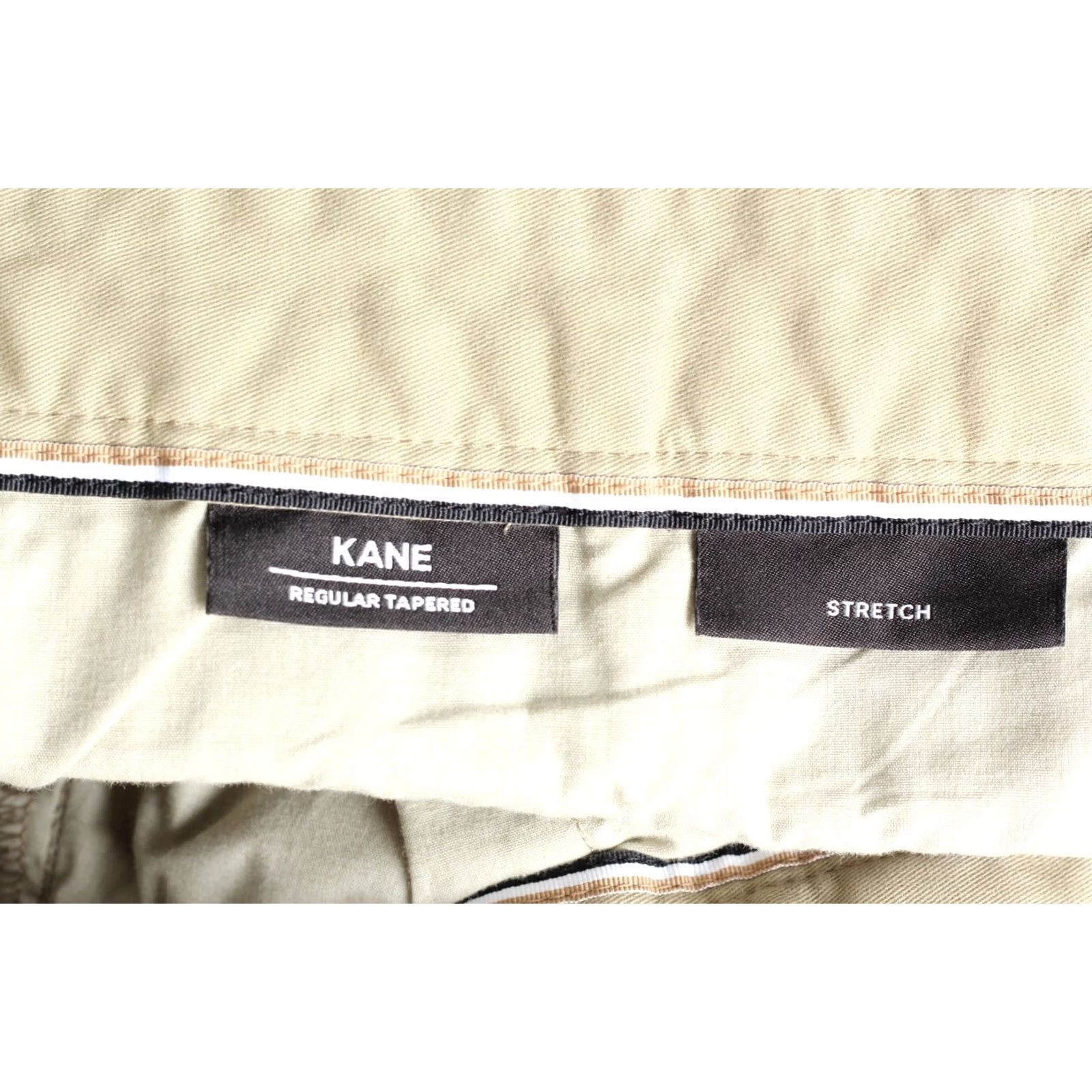 Hugo Boss HUGO BOSS Kane-L Chino Pants Trousers Men 52 Regular Olive 36 waist 31in inseam Stretch Button Zip Tailored Casual Adjustable Size US 36 / EU 52 - 6 Thumbnail