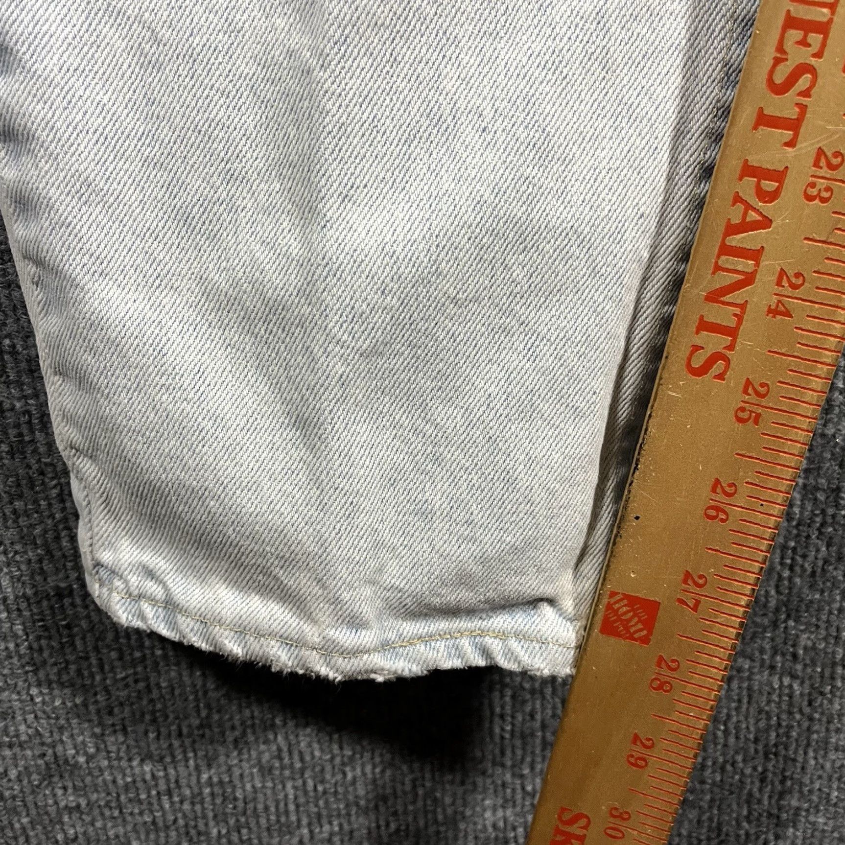 Levi's VINTAGE Levi's 550 Jeans Mens 29x28 Light Blue Wash Tapered 5-Pocket Denim USA Made Size US 29 - 4 Thumbnail