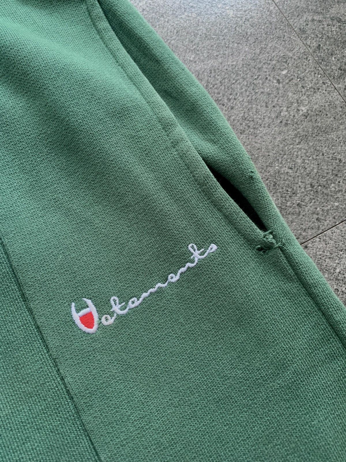 Vetements FREE TAX! Reconstruced Champion Sweatpants by Demna Gsavalia Size US 29 - 5 Thumbnail