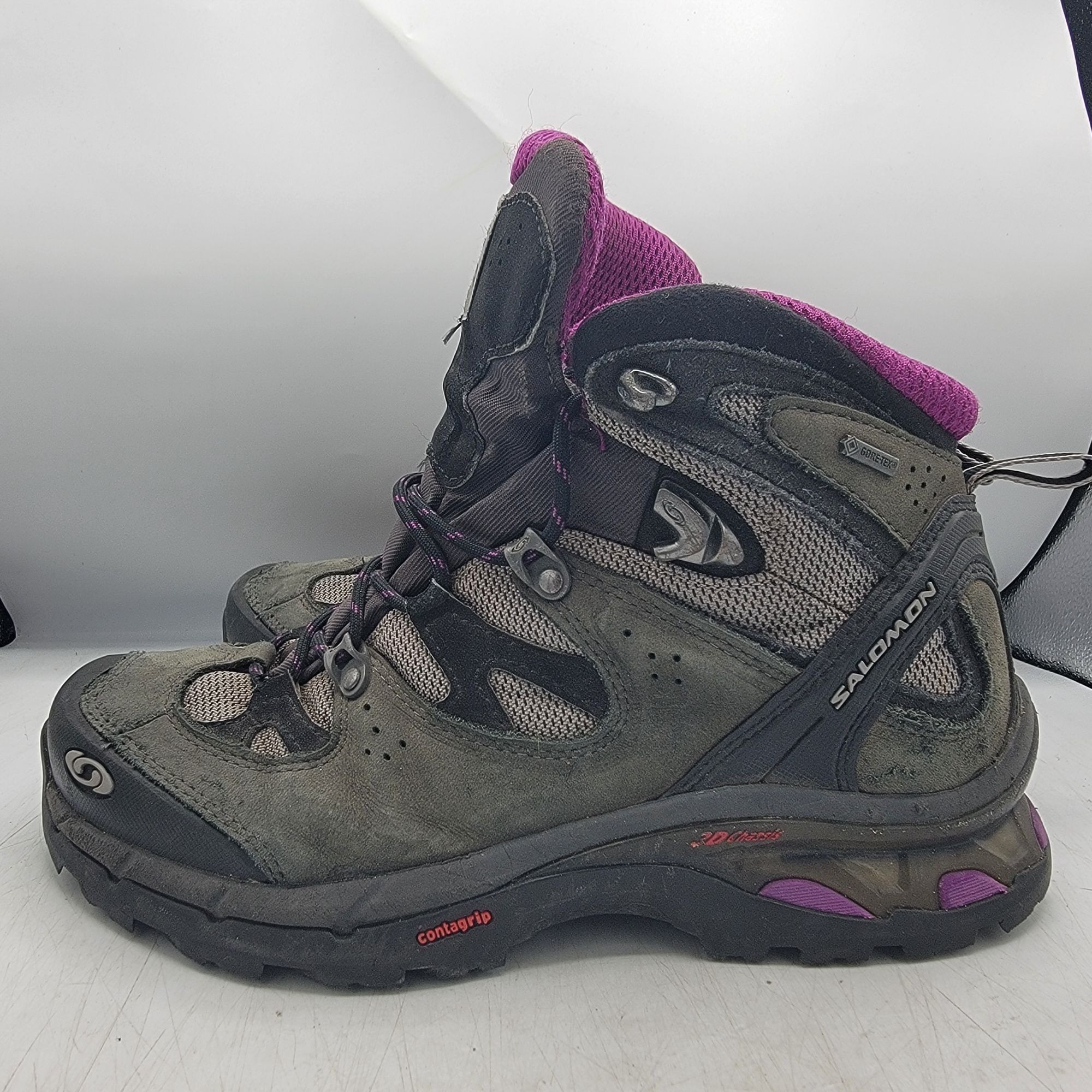 Salomon Salomon Comet 3D GTX Womens 8 Gray Contagrip Hiking Boots Wa Size US 8 / IT 38 - 12 Thumbnail