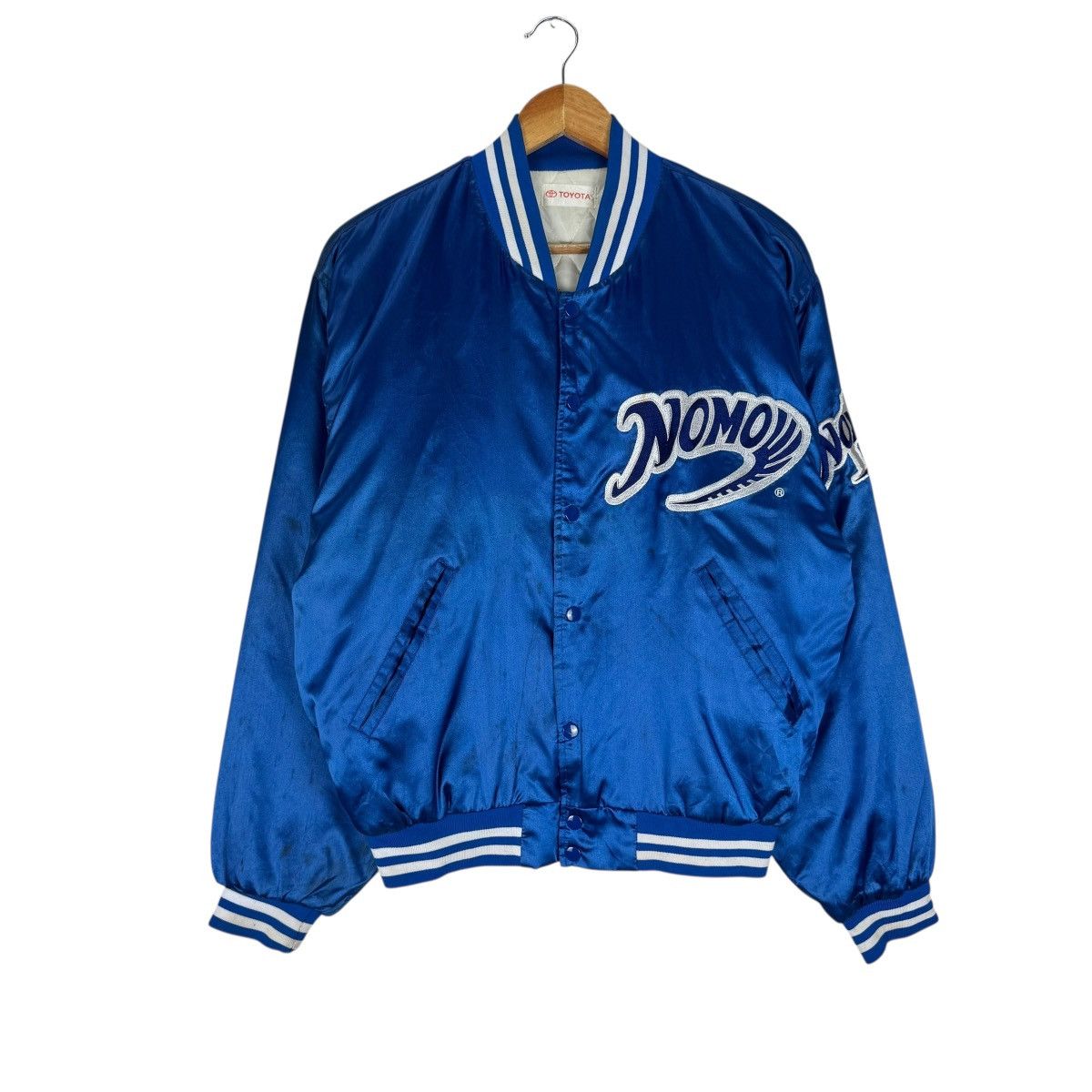 Vintage 🌟90s HIDEO NOMO BASEBALL TOYOTA VARSITY JACKET Size US S / EU 44-46 / 1 - 2 Thumbnail