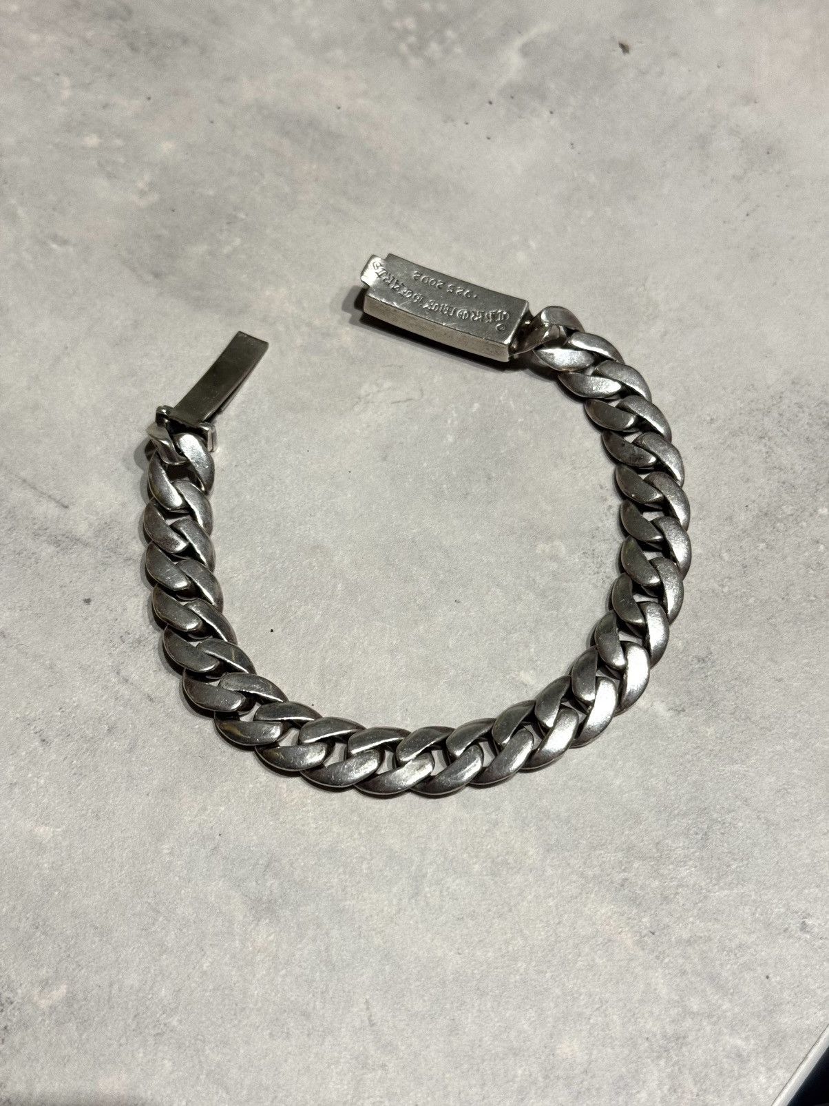 Chrome Hearts Chrome hearts floral real diamond factory Cuban bracelet Size ONE SIZE - 3 Thumbnail