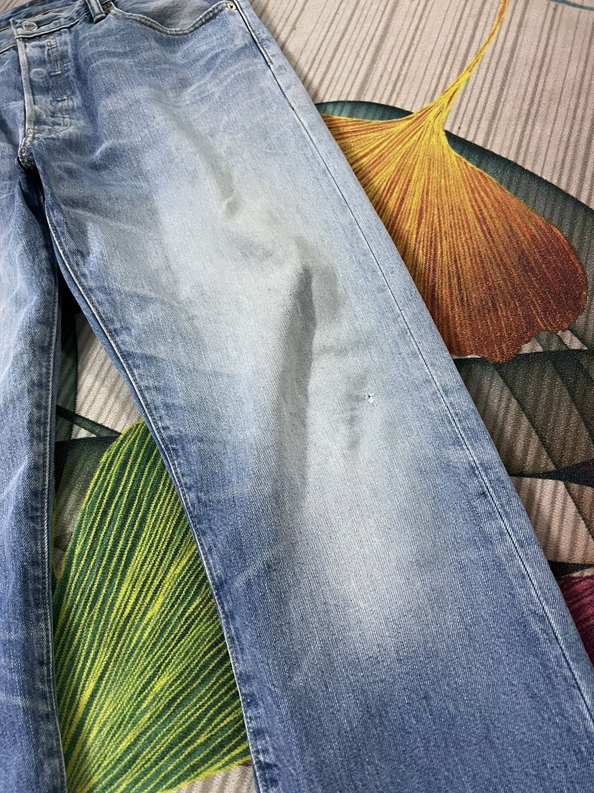 Levi's Vintage Levis 501 Distress Stone Wash Jean Size US 34 / EU 50 - 6 Thumbnail