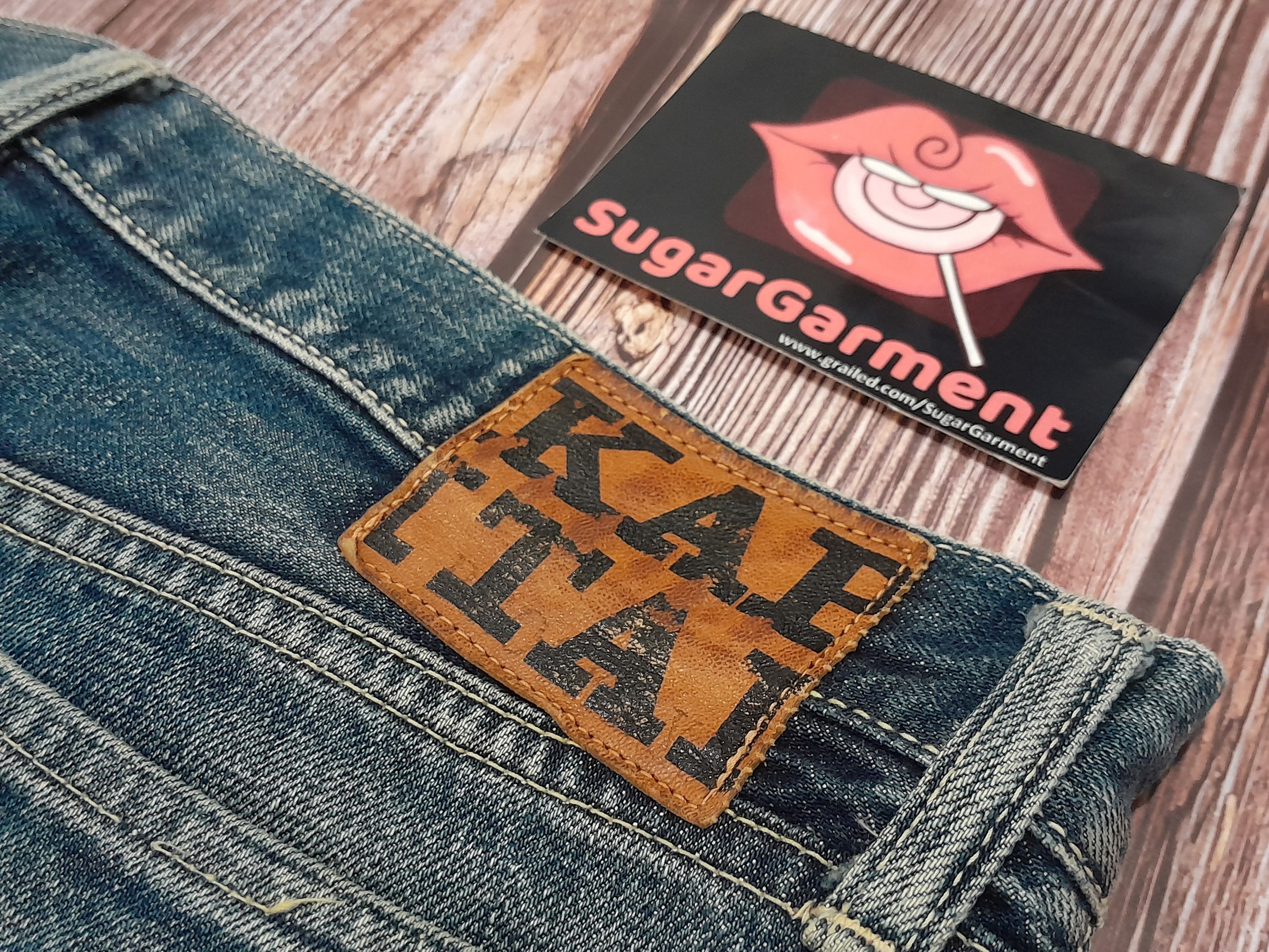Japanese Brand KAPITAL jeans Selvedge Vintage Size US 33 - 17 Thumbnail