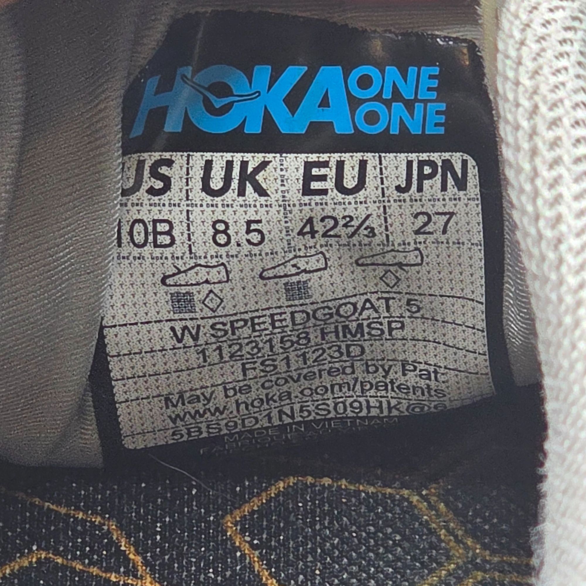 Hoka Hoka One One Speedgoat 5 Womens Size 10 Gray Blue Athletic S Size US 10 / IT 40 - 6 Thumbnail