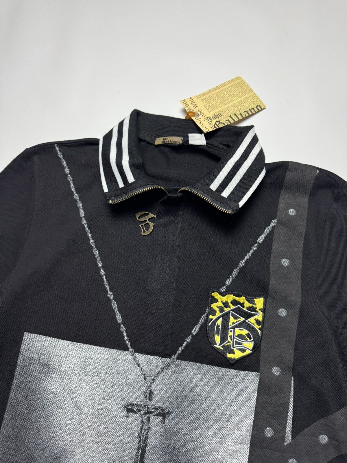 John Galliano 2008 John Galliano Rare NEW Polo T-Shirt Size US M / EU 48-50 / 2 - 6 Thumbnail
