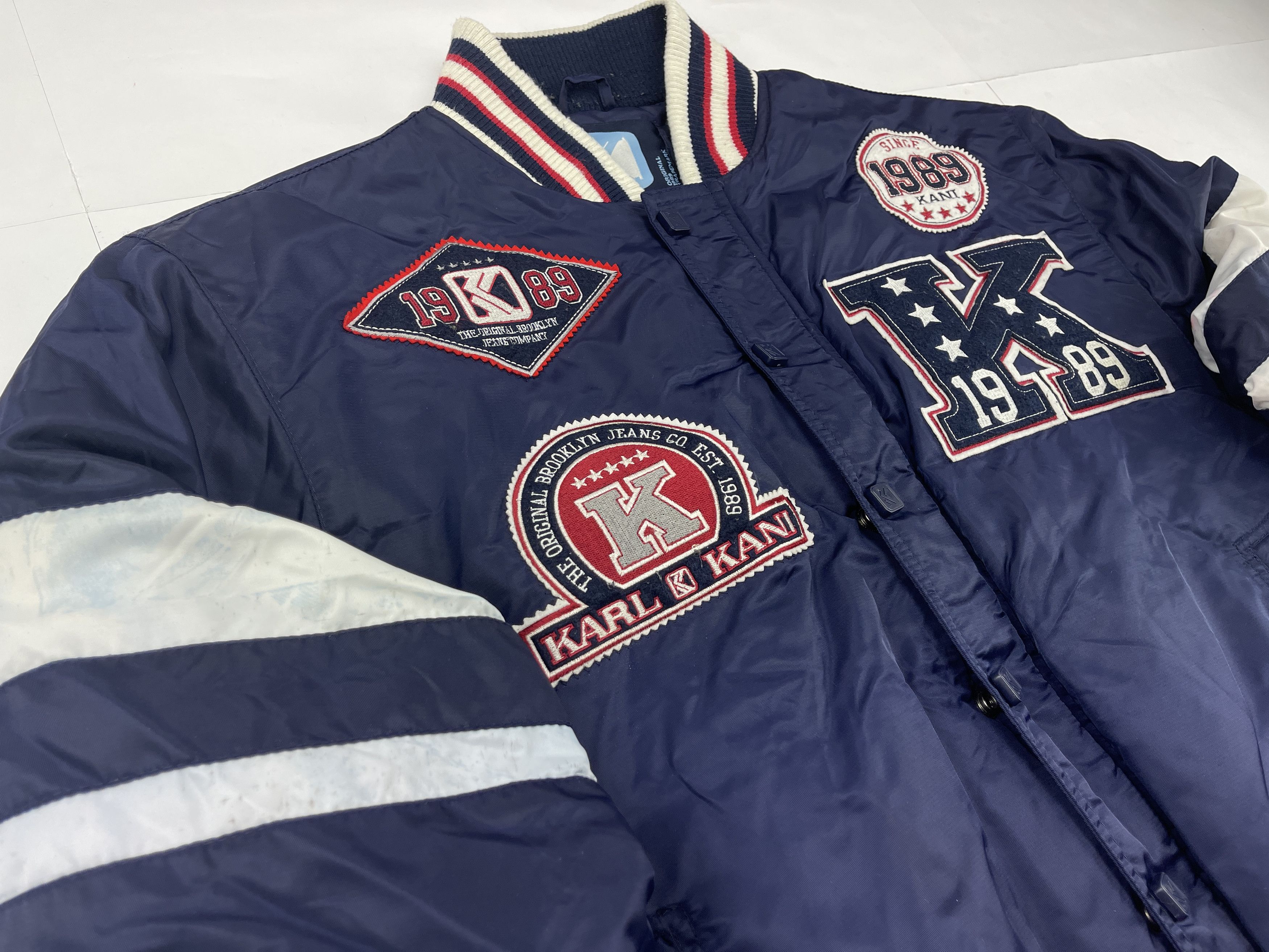 Karl Kani KARL KANI jacket, vintage bomber, 90s hip hop, 1990s size M Size US M / EU 48-50 / 2 - 8 Thumbnail