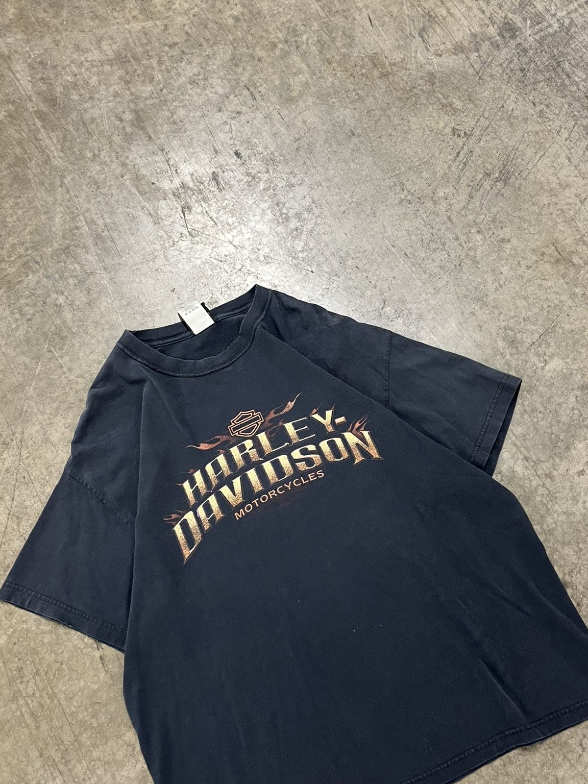 Harley Davidson × Vintage Harley Davidson vintage sun faded 90s graphic tee hype rare Size US XL / EU 56 / 4 - 4 Thumbnail