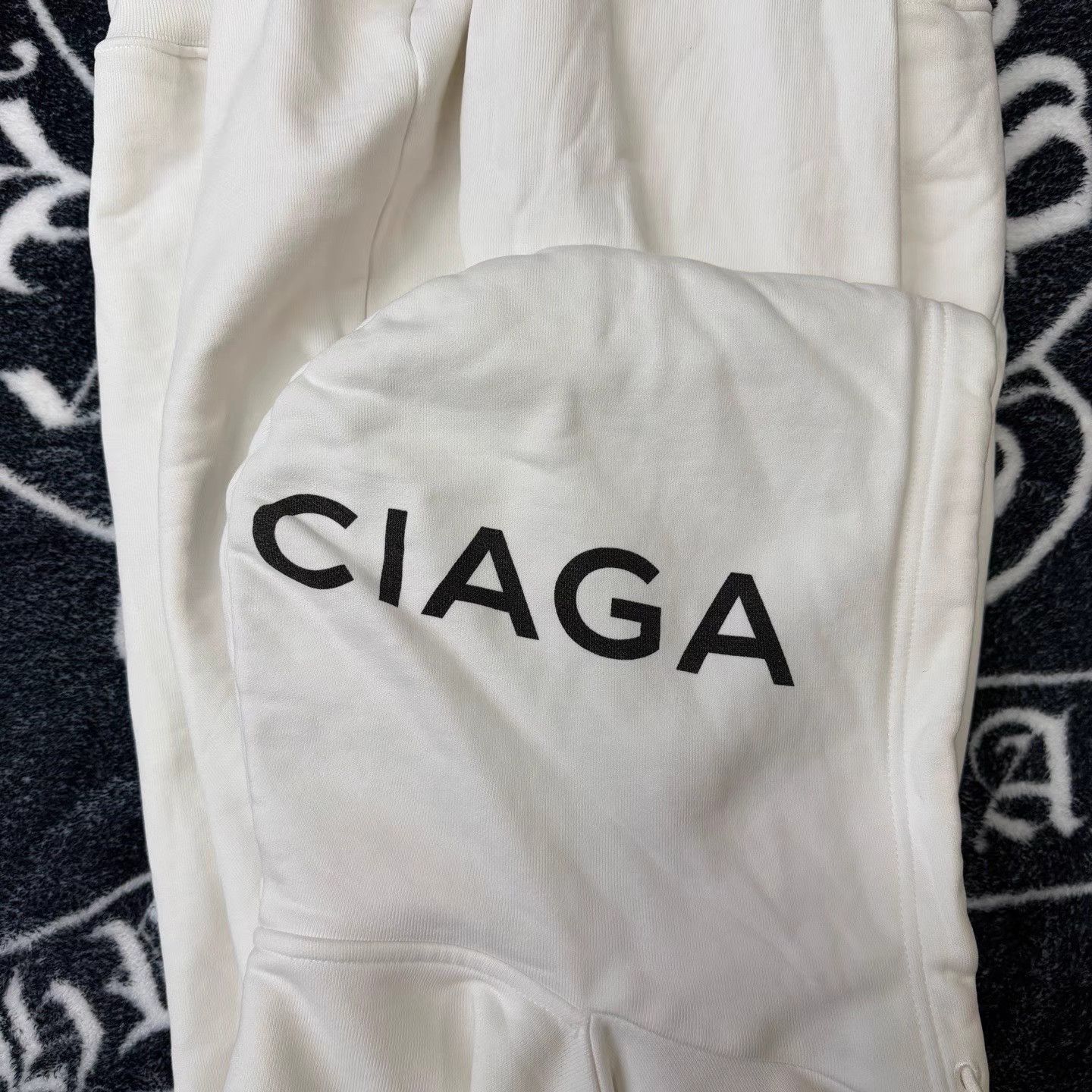 Balenciaga Balenciaga White Logo Hoodie Q10 Size US M / EU 48-50 / 2 - 2 Thumbnail