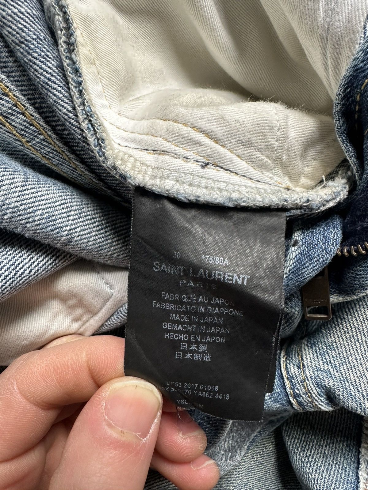 Saint Laurent Paris Saint Laurent Denim Size US 30 / EU 46 - 4 Thumbnail