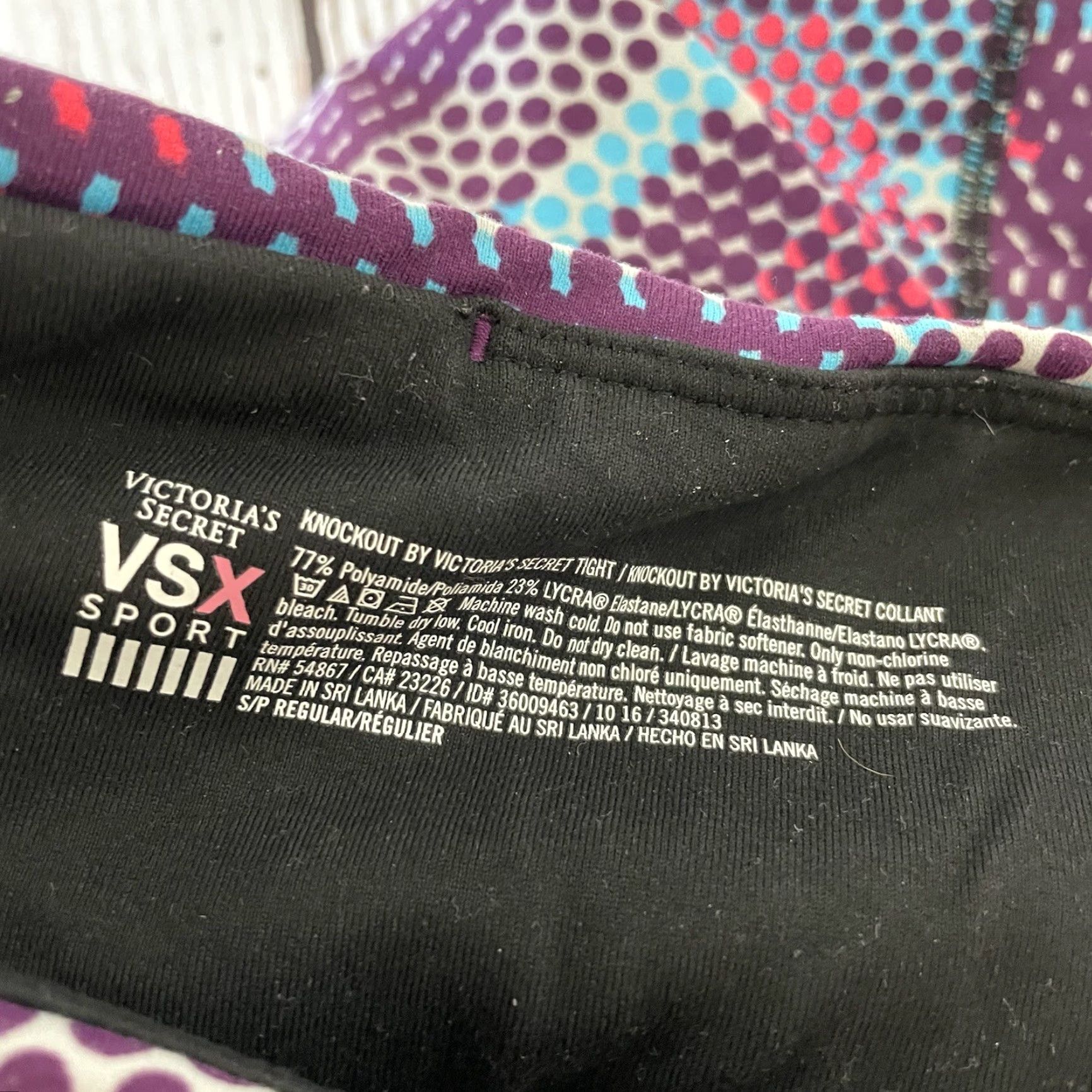 Victoria's Secret Victoria's Secret Knockout Tight Yoga Pants Dots Women's Small Size 28" / US 6 / IT 42 - 2 Thumbnail