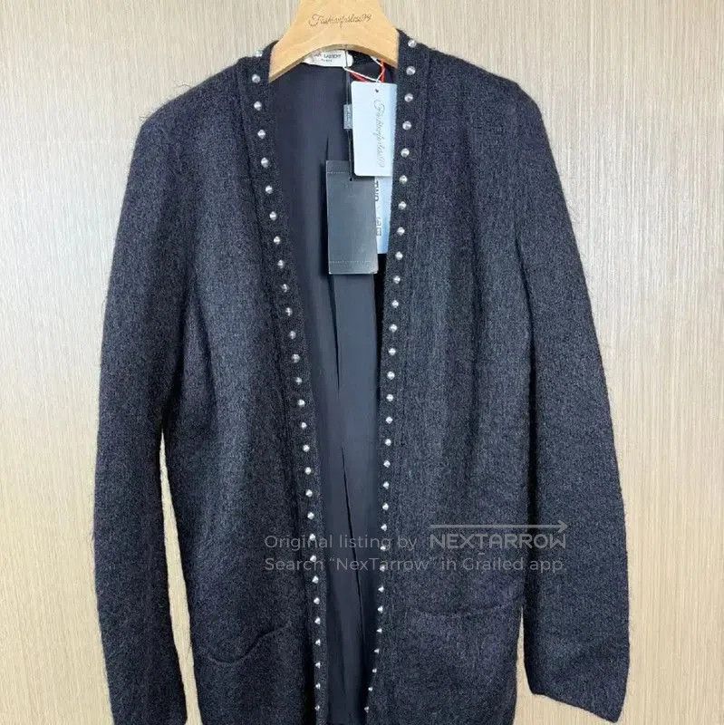 Yves Saint Laurent YSL Black Wool Cardigan for Women . Size XS / US 0-2 / IT 36-38 - 1 Thumbnail