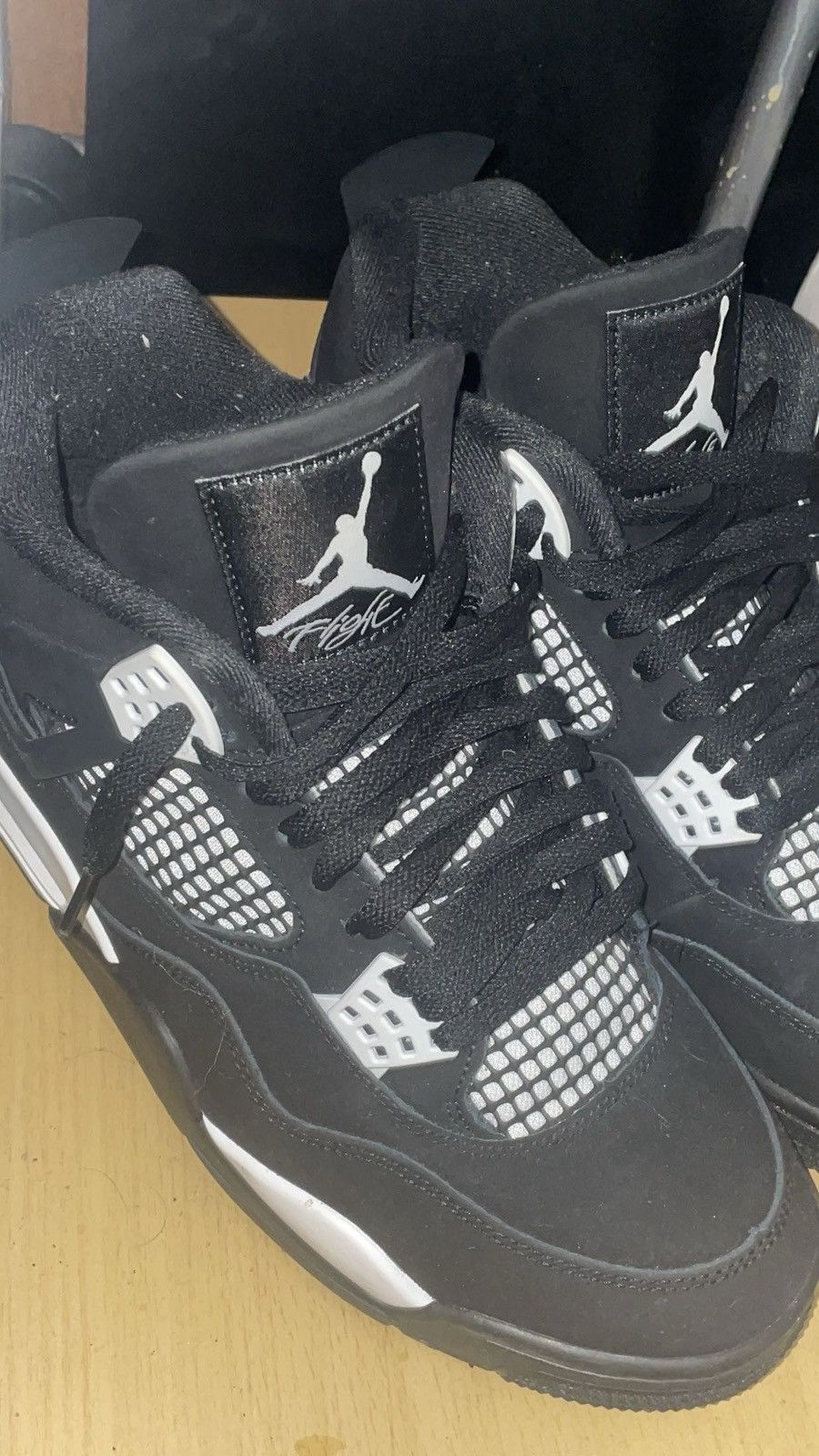 White thunders Jordan 4s