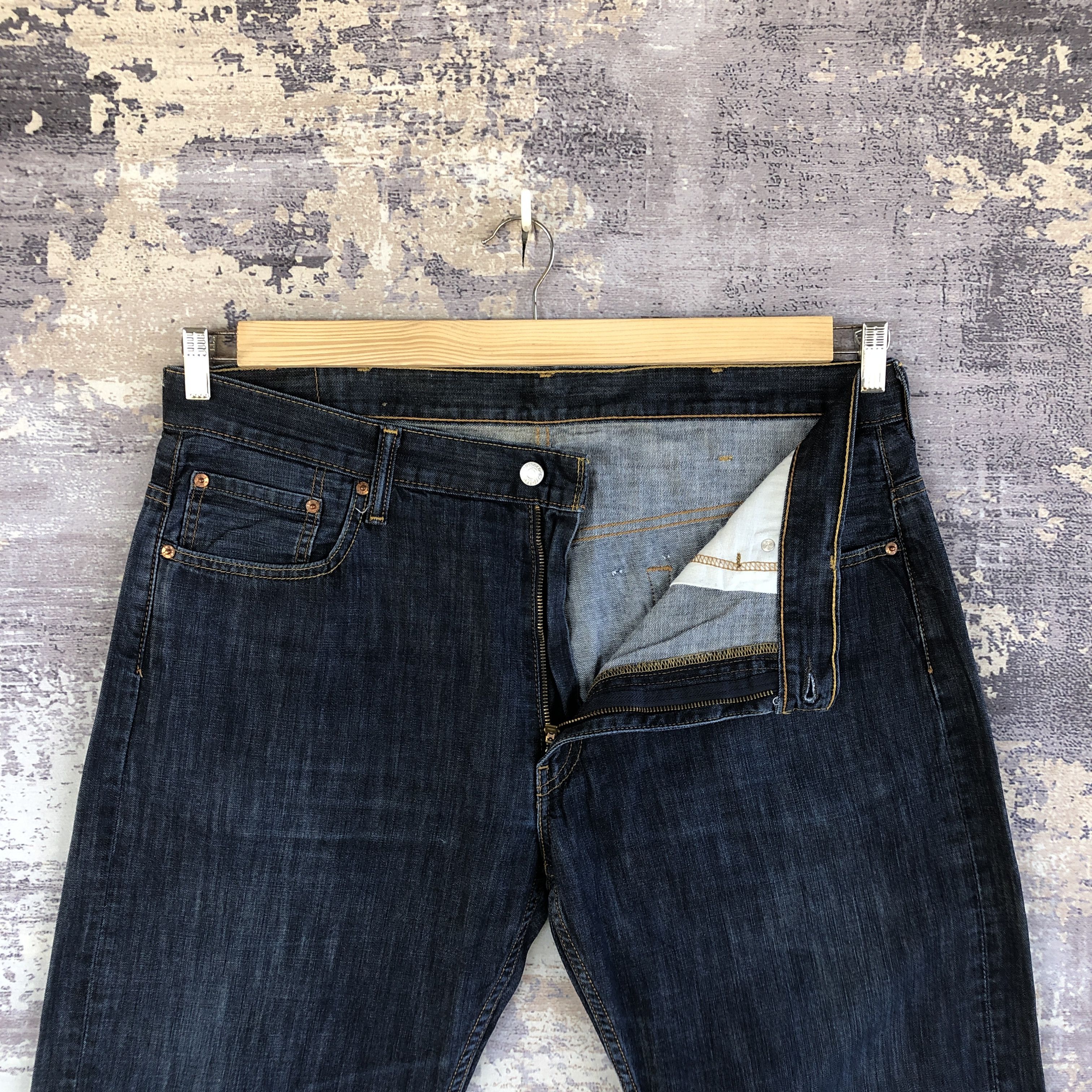Levi's Vintage Levis Baggy Jeans Indigo Levi's 569 Faded Denim Size US 38 / EU 54 - 6 Thumbnail