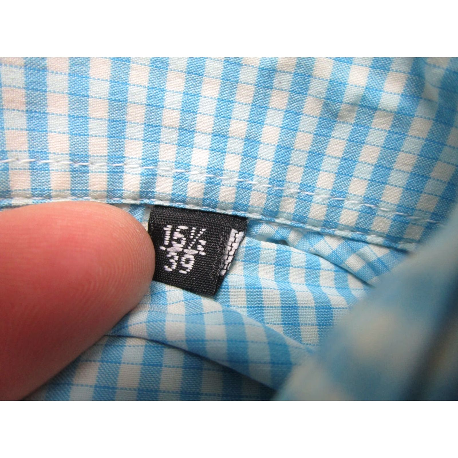 Paul Smith Paul Smith Shirt Mens Medium Large Blue Gingham Check Plaid 15.5 39Adult Italy Cotton Button-Up Long Sleeve Casual Mens Regular Vintage? No Size US M / EU 48-50 / 2 - 7 Thumbnail