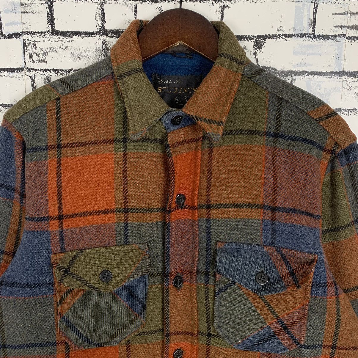 Japanese Brand × Vintage Vintage 50s Students By Sears Wool Flannel Size US M / EU 48-50 / 2 - 2 Thumbnail