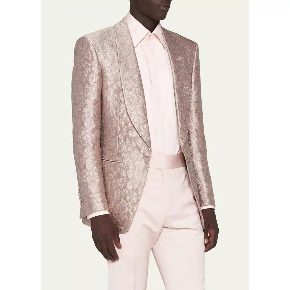 Tom Ford o1loc1c1224 JESHF2 Cocktail Jacket in Pink Size US L / EU 52-54 / 3 - 2 Thumbnail