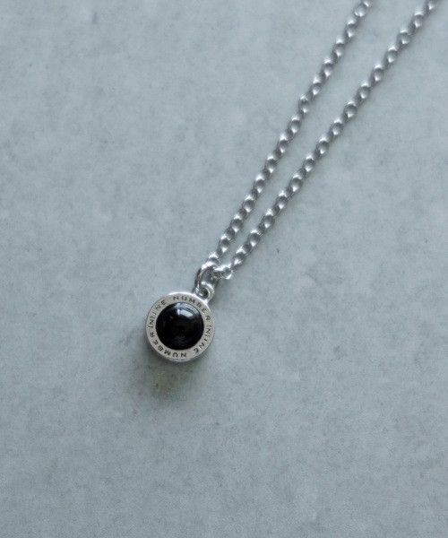 Number (N)ine NO TARIFFS! Number nine round logo stone charm necklace Size ONE SIZE - 5 Thumbnail